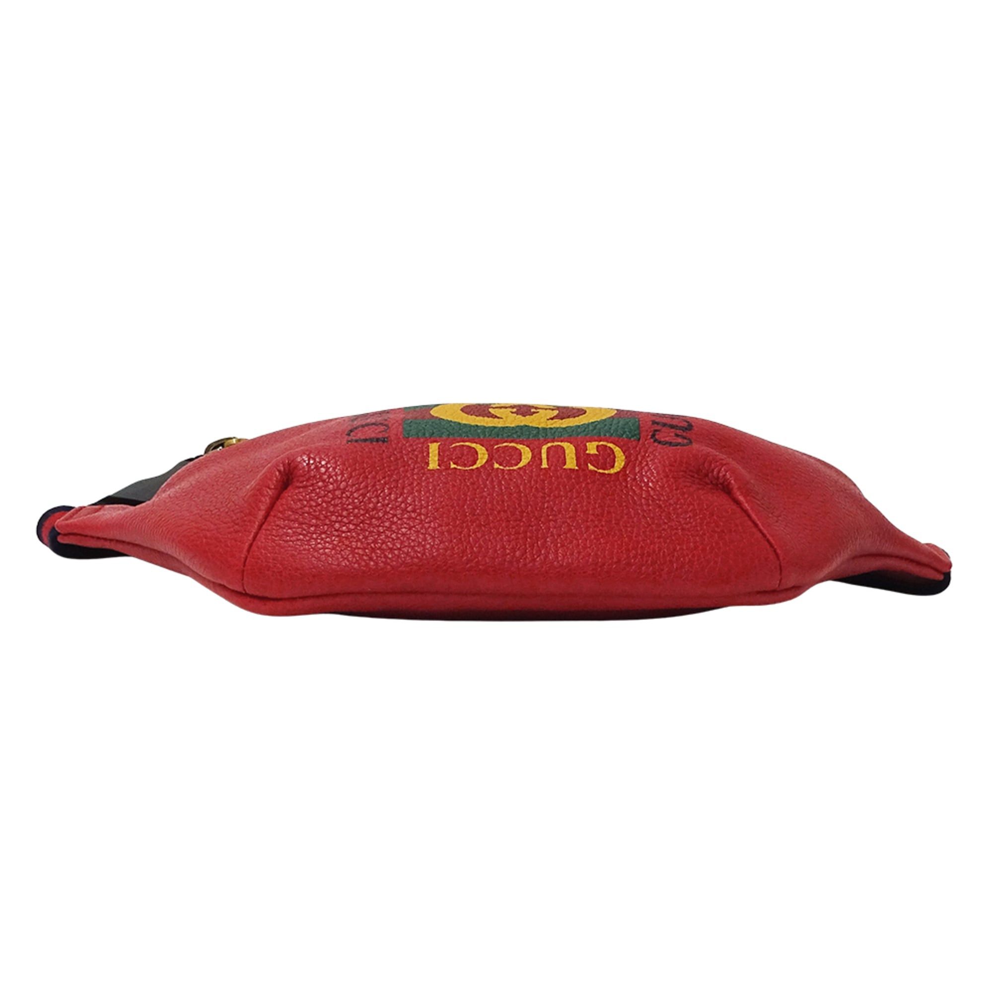 Gucci Gucci handbag for women and men, brand name, body bag, waist Sherry leather, red, 527792, red mini bag. Size ONE SIZE - 3 Thumbnail
