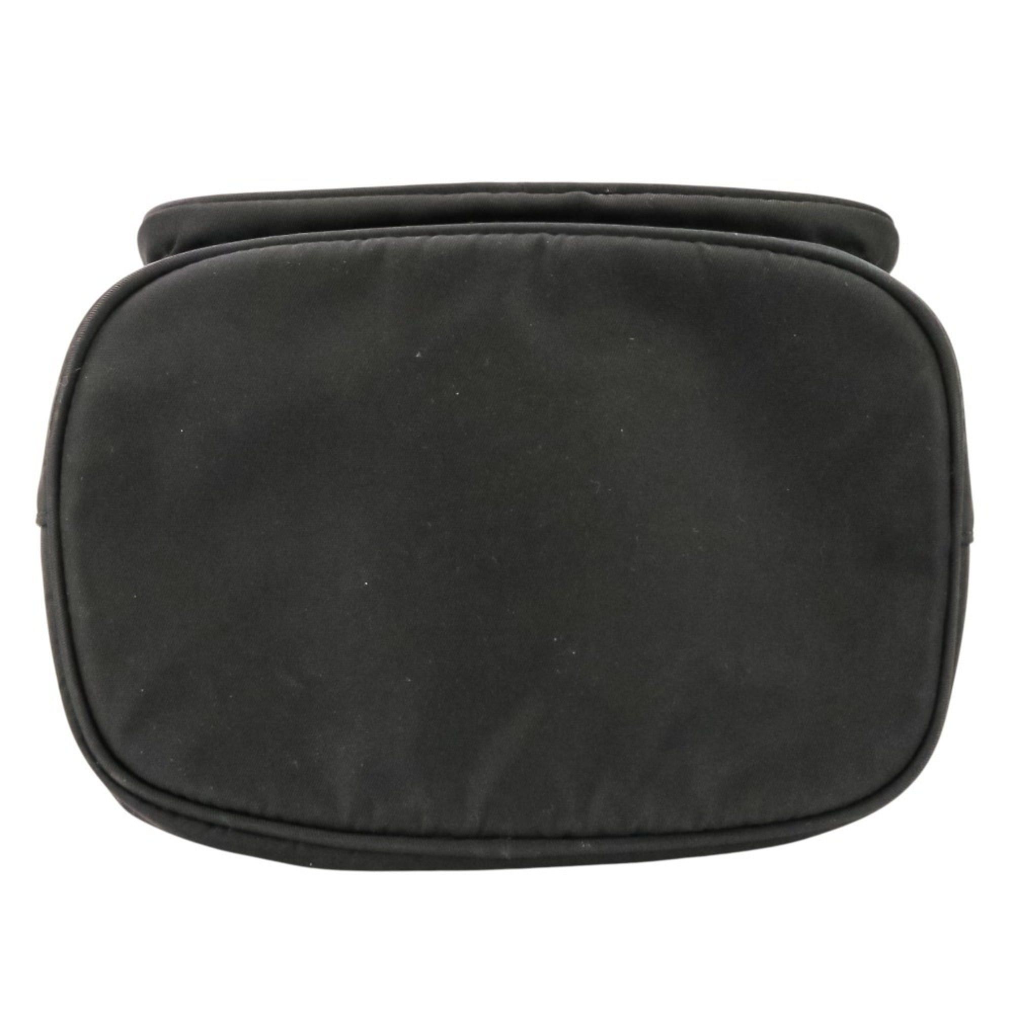Prada PRADA Duet Drawstring Nylon Bag Handbag Shoulder 1BH038 Black Women's Size ONE SIZE - 4 Thumbnail