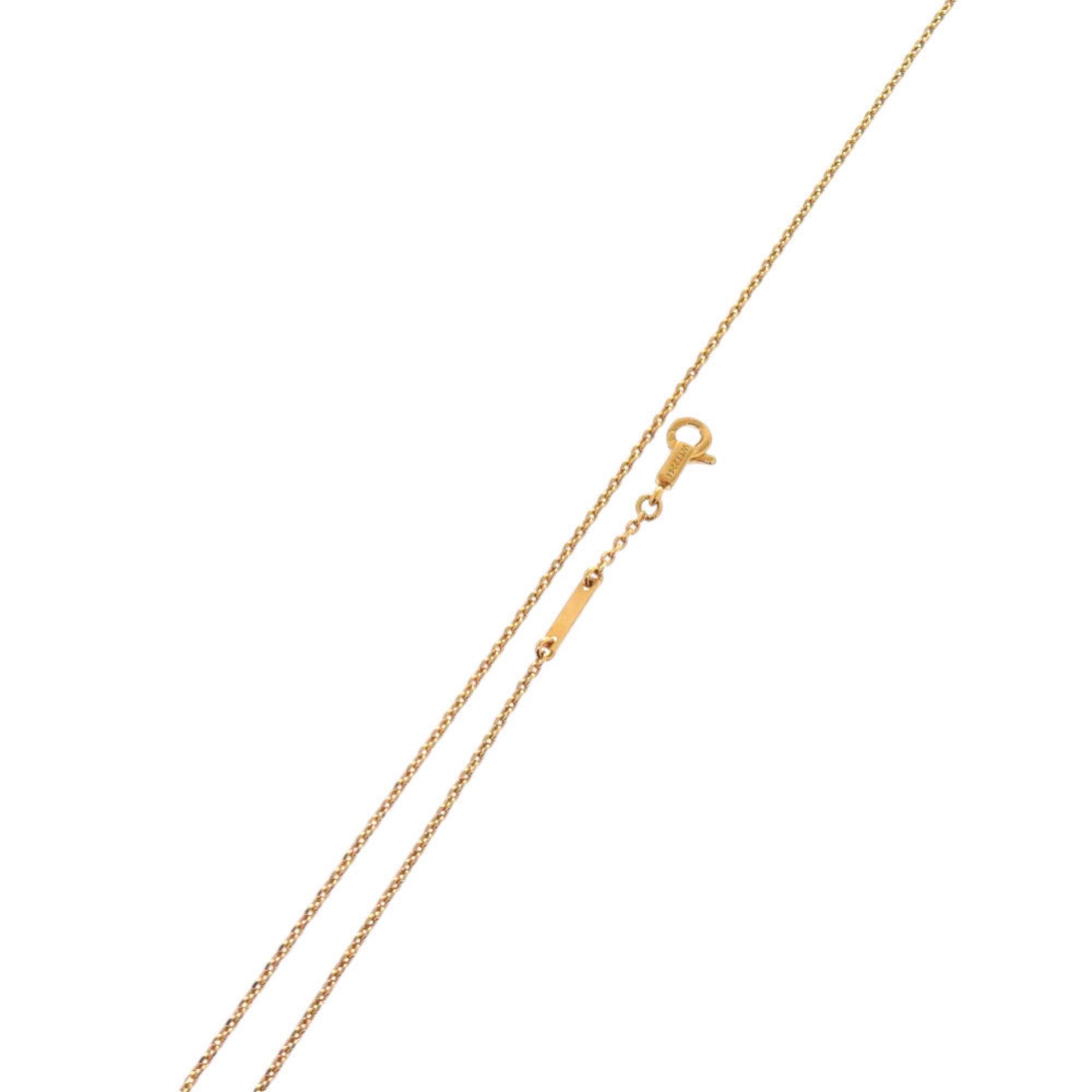 Celine Excellent condition Celine Triomphe Sparkle 461FO6BRS Metal Rhinestone Gold Necklace 0436CELINE Size ONE SIZE - 8 Thumbnail