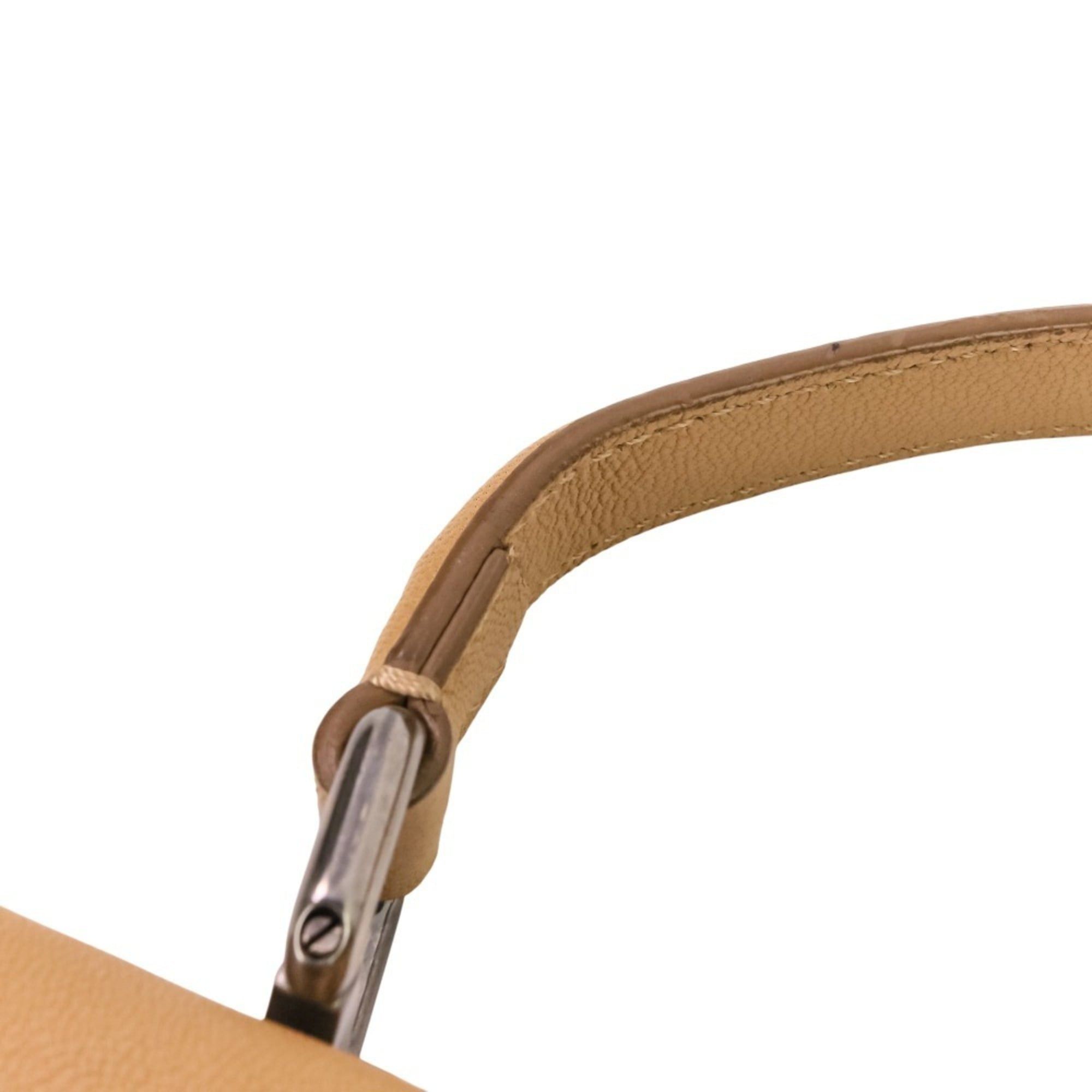 Fendi FENDI Peekaboo 2-Way Handbag/Shoulder Bag, Brown Beige, Women's Size ONE SIZE - 9 Thumbnail
