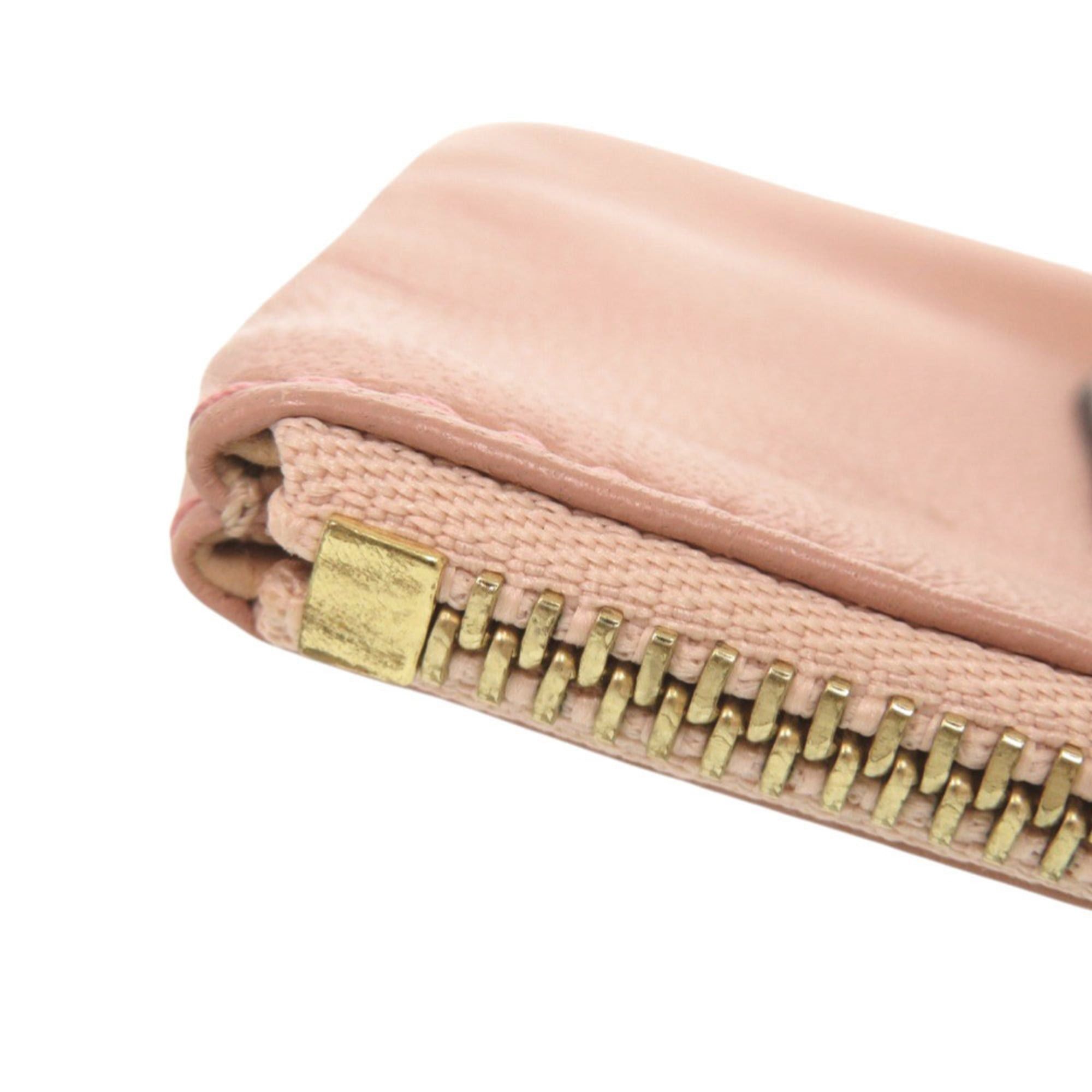 Loewe Excellent condition Loewe logo leather pink wallet/coin case 0984LOEWE Size ONE SIZE - 6 Thumbnail
