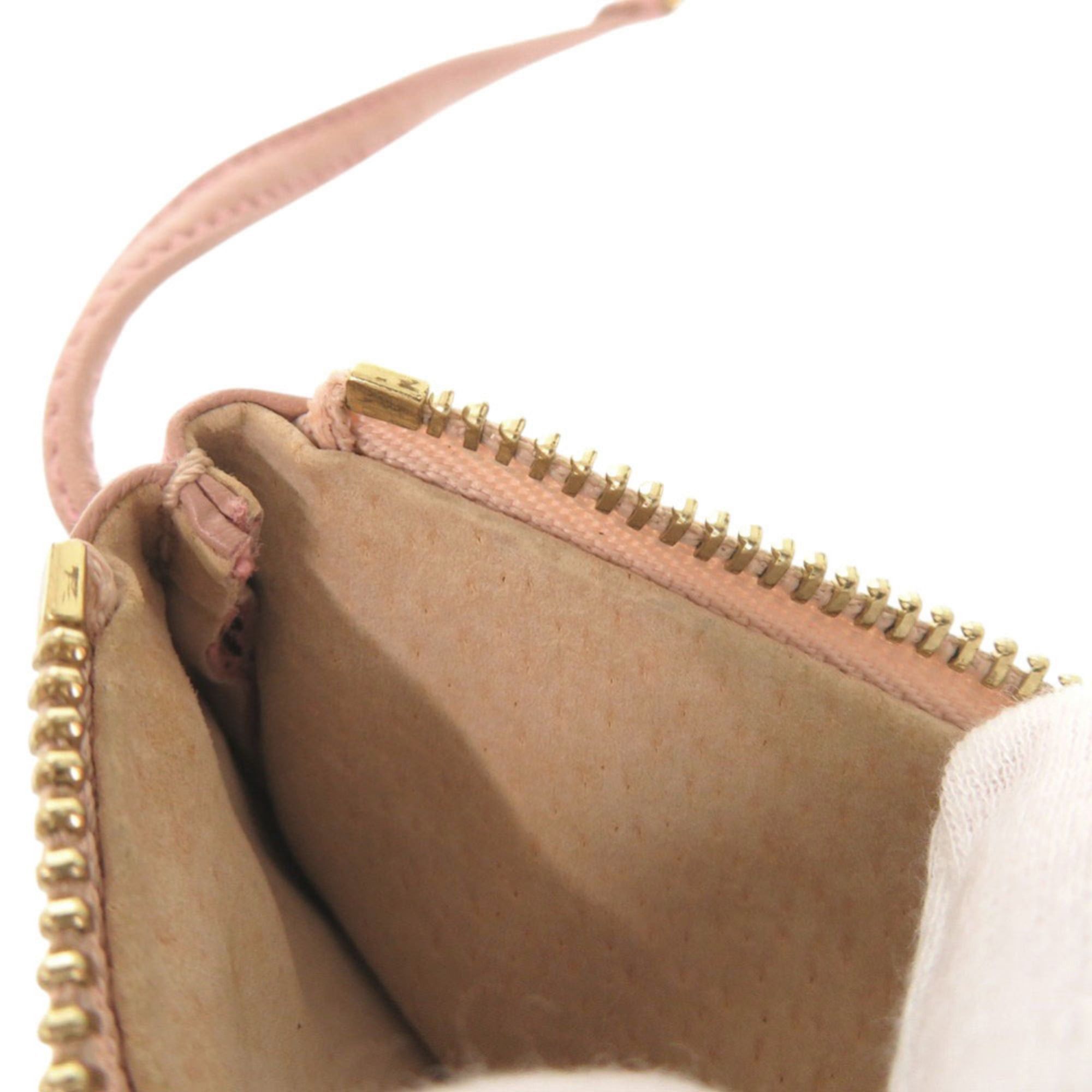 Loewe Excellent condition Loewe logo leather pink wallet/coin case 0984LOEWE Size ONE SIZE - 7 Thumbnail