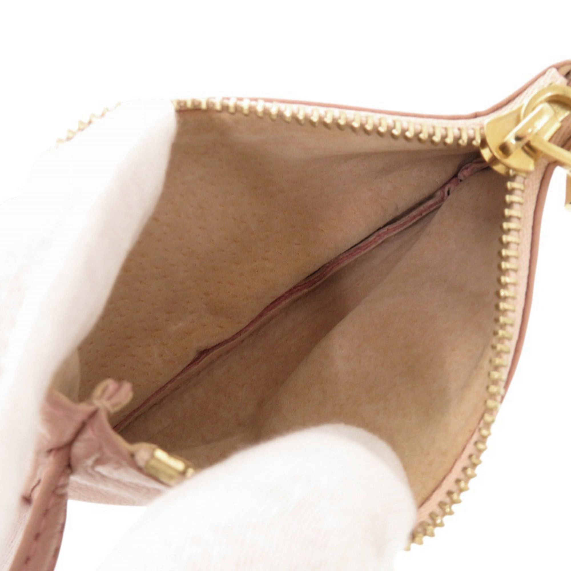 Loewe Excellent condition Loewe logo leather pink wallet/coin case 0984LOEWE Size ONE SIZE - 4 Thumbnail