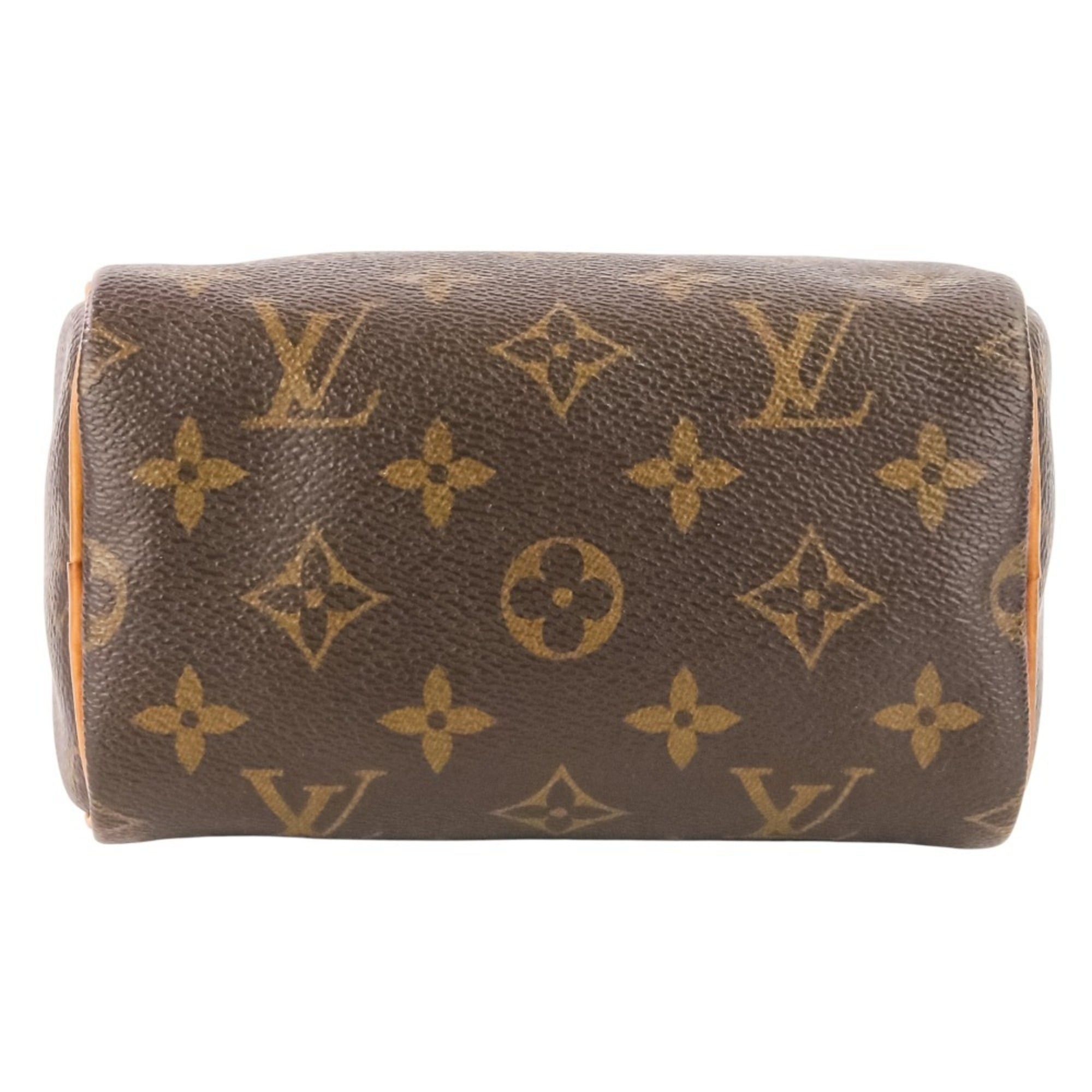 Louis Vuitton LOUIS VUITTON Nano Speedy Monogram Shoulder Pouch Mini Bag M61252 Brown Women's Size ONE SIZE - 5 Thumbnail