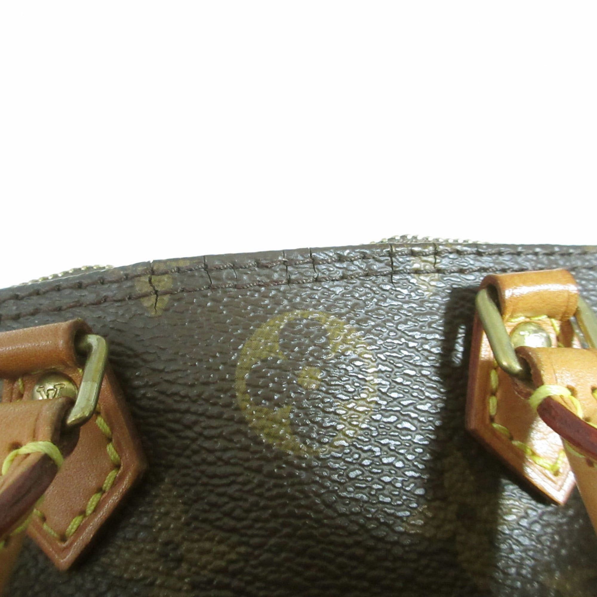 Louis Vuitton LOUIS VUITTON Nano Speedy Monogram Shoulder Pouch Mini Bag M61252 Brown Women's Size ONE SIZE - 17 Thumbnail