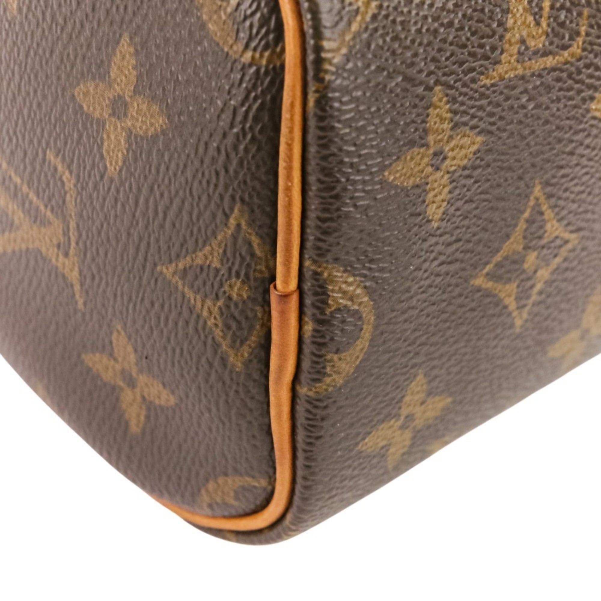 Louis Vuitton LOUIS VUITTON Nano Speedy Monogram Shoulder Pouch Mini Bag M61252 Brown Women's Size ONE SIZE - 12 Thumbnail