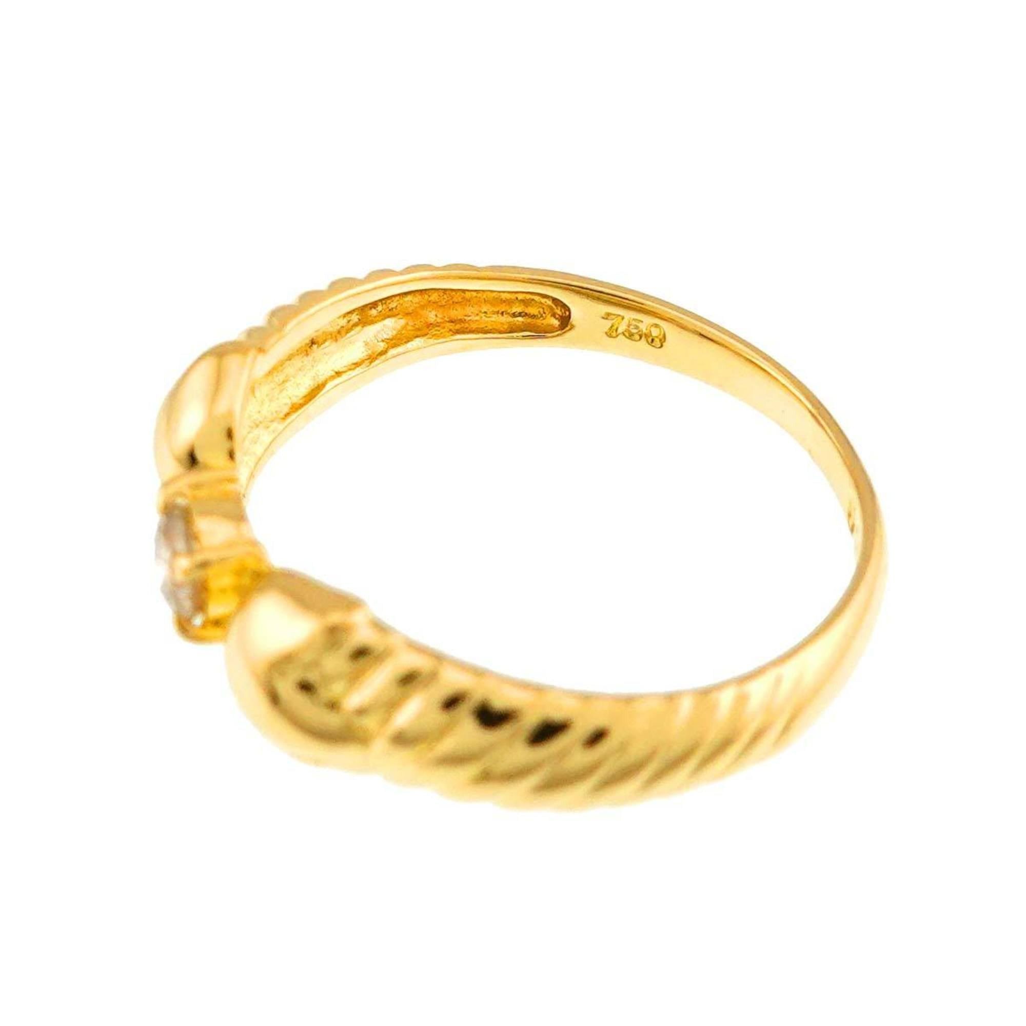 Dior Christian Dior Dior Diamond Ring, 18K Yellow Gold (750) Size ONE SIZE - 4 Thumbnail