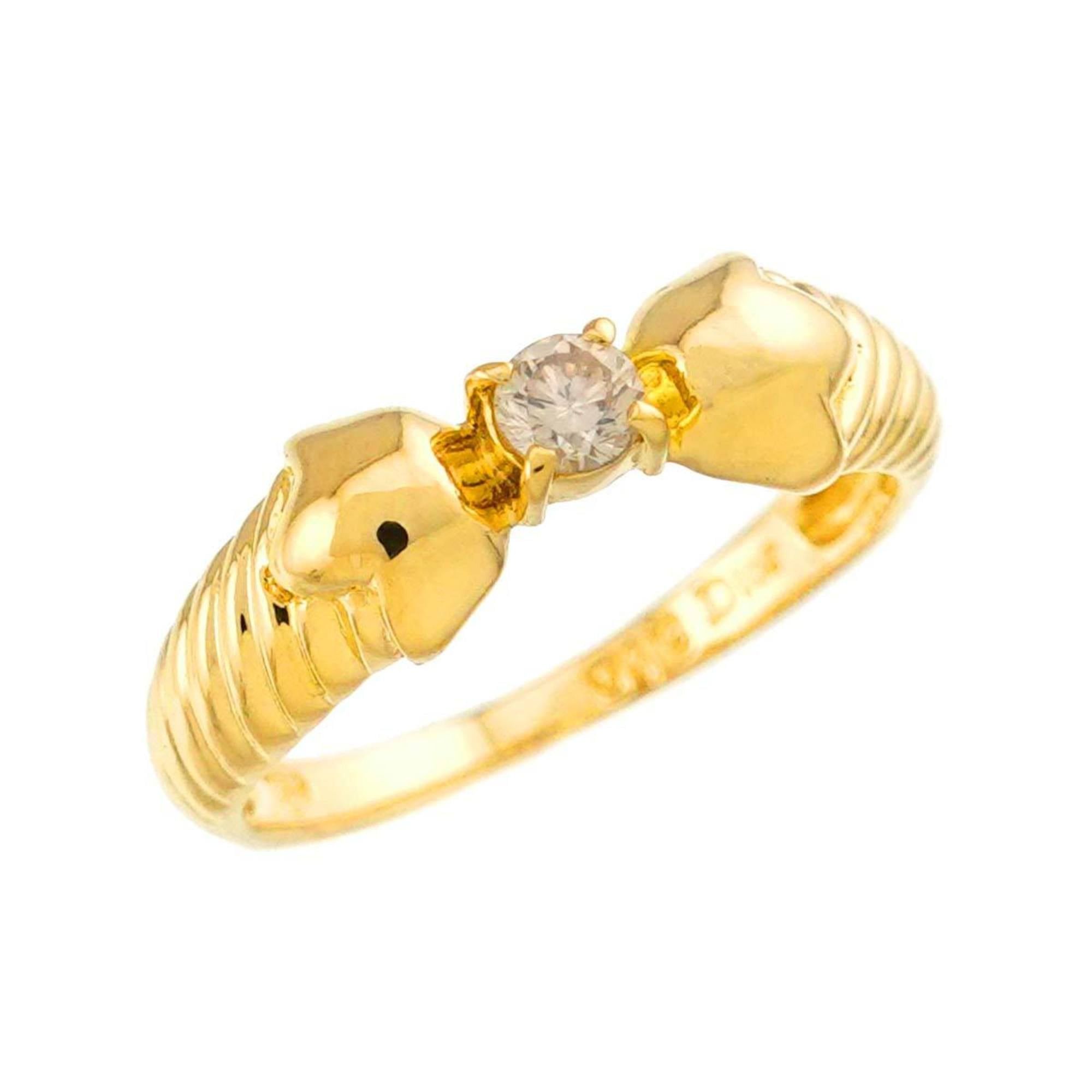 Dior Christian Dior Dior Diamond Ring, 18K Yellow Gold (750) Size ONE SIZE - 5 Thumbnail