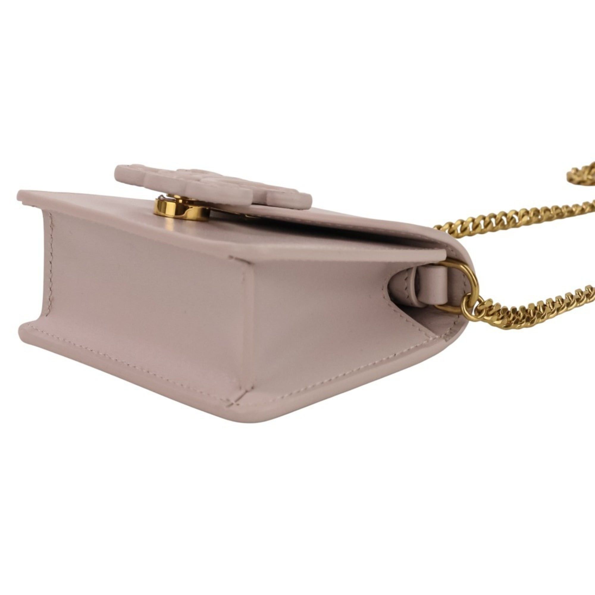 Celine CELINE Triomphe Chain Card Holder Mini Shoulder Bag S-BB-4292 Light Pink Women's Size ONE SIZE - 8 Thumbnail