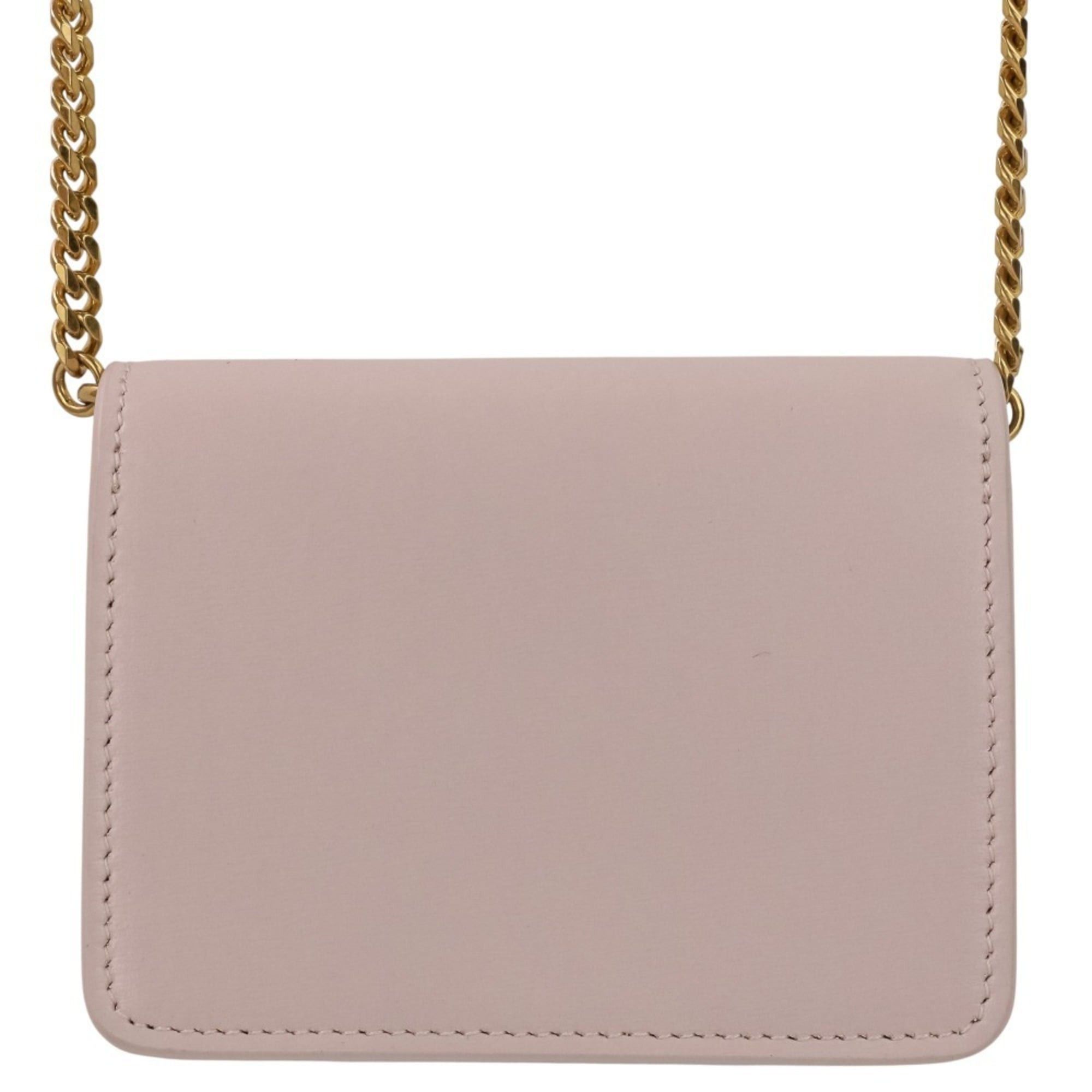 Celine CELINE Triomphe Chain Card Holder Mini Shoulder Bag S-BB-4292 Light Pink Women's Size ONE SIZE - 2 Thumbnail