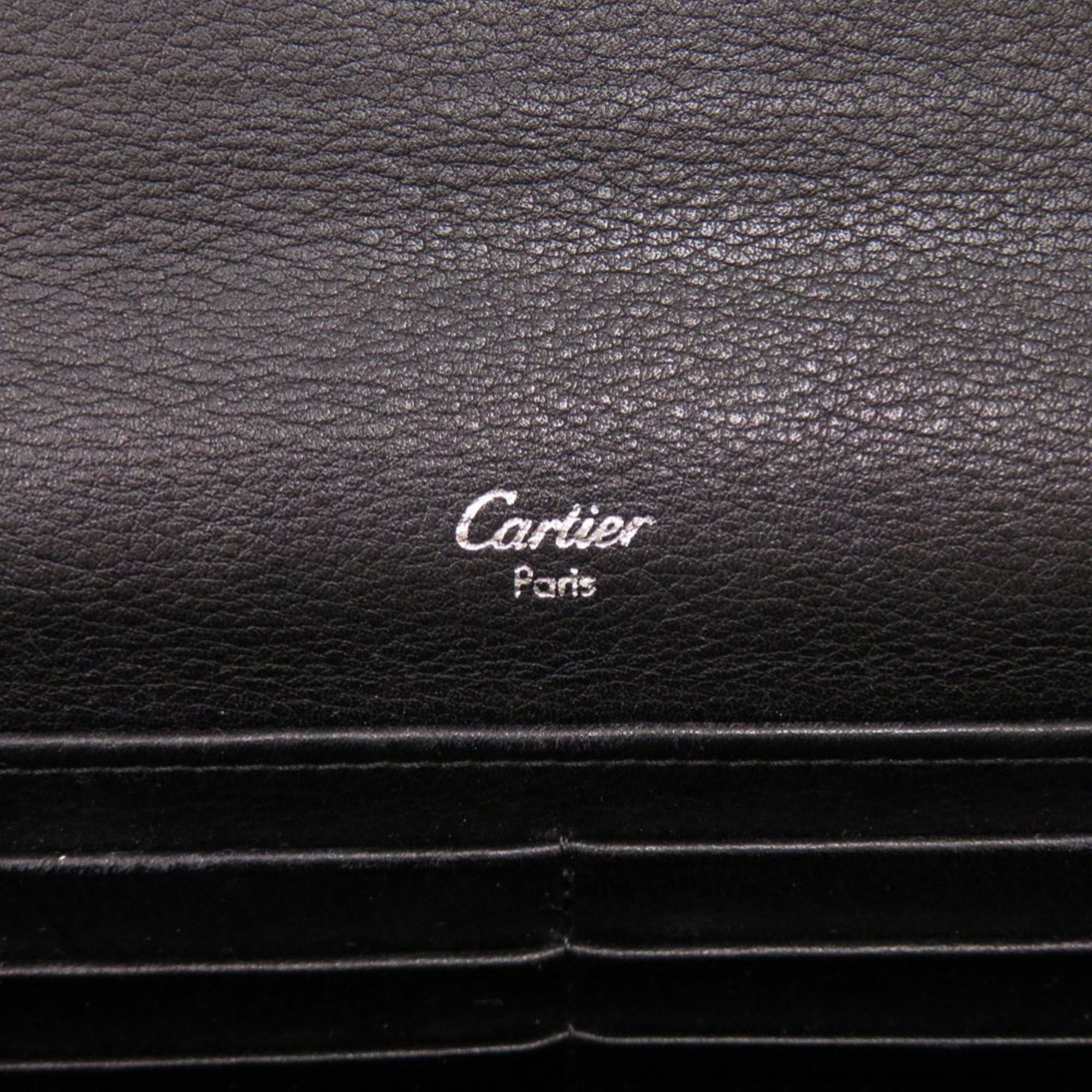 Cartier Cartier Happy Birthday Patent Leather Black Long Wallet 0024CARTIER Size ONE SIZE - 7 Thumbnail