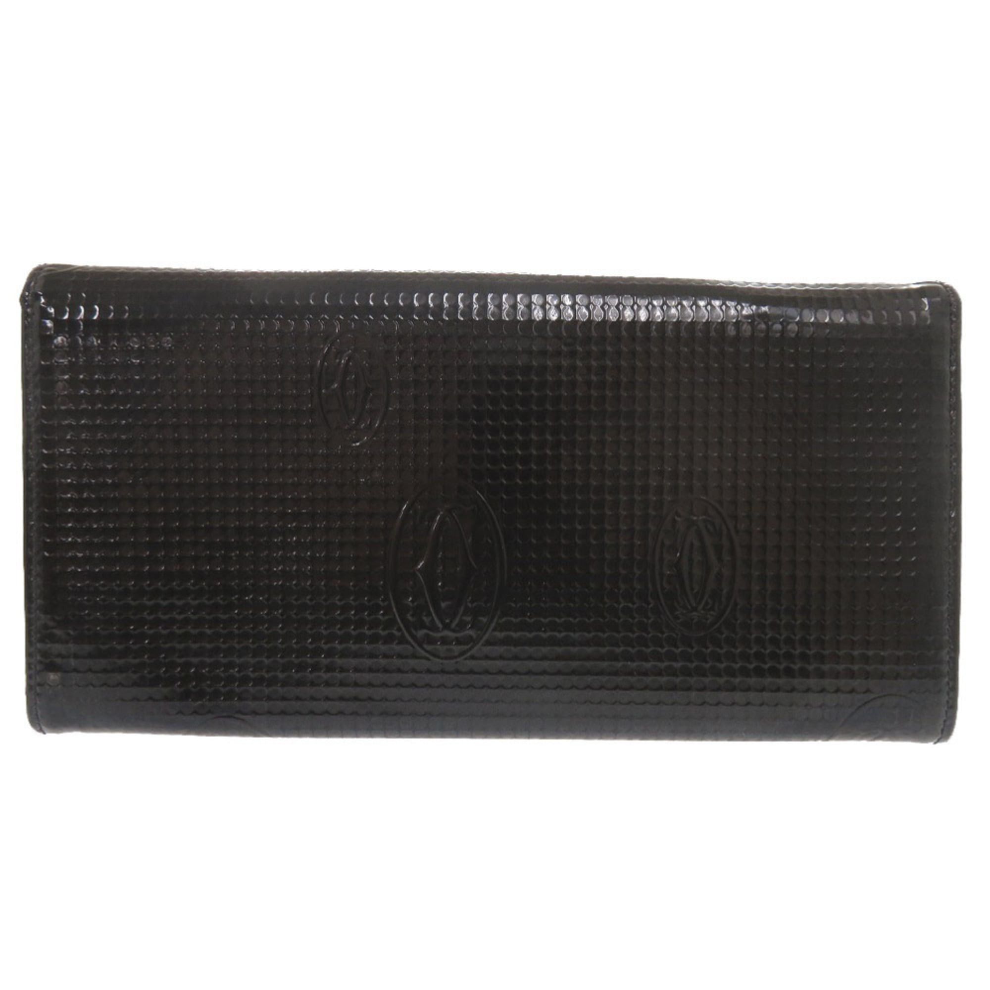 Cartier Cartier Happy Birthday Patent Leather Black Long Wallet 0024CARTIER Size ONE SIZE - 2 Thumbnail