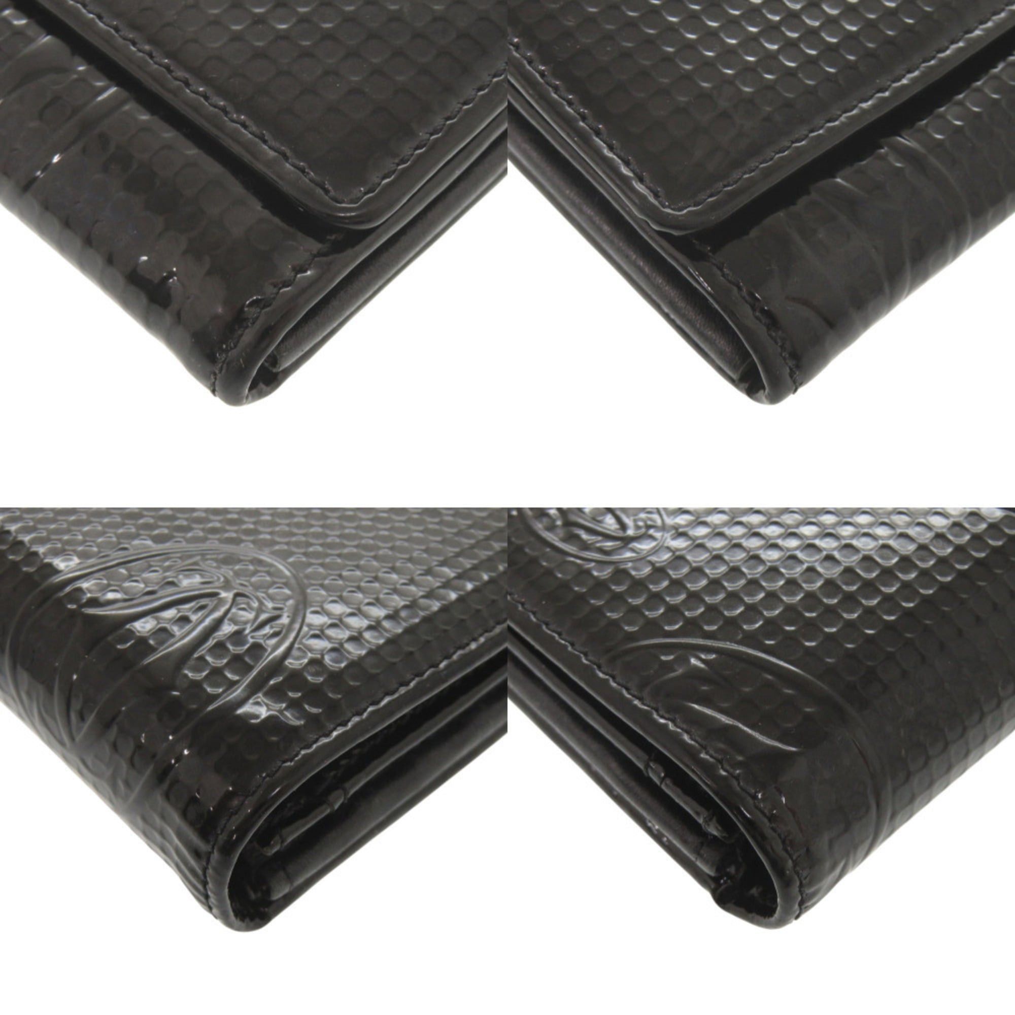 Cartier Cartier Happy Birthday Patent Leather Black Long Wallet 0024CARTIER Size ONE SIZE - 3 Thumbnail
