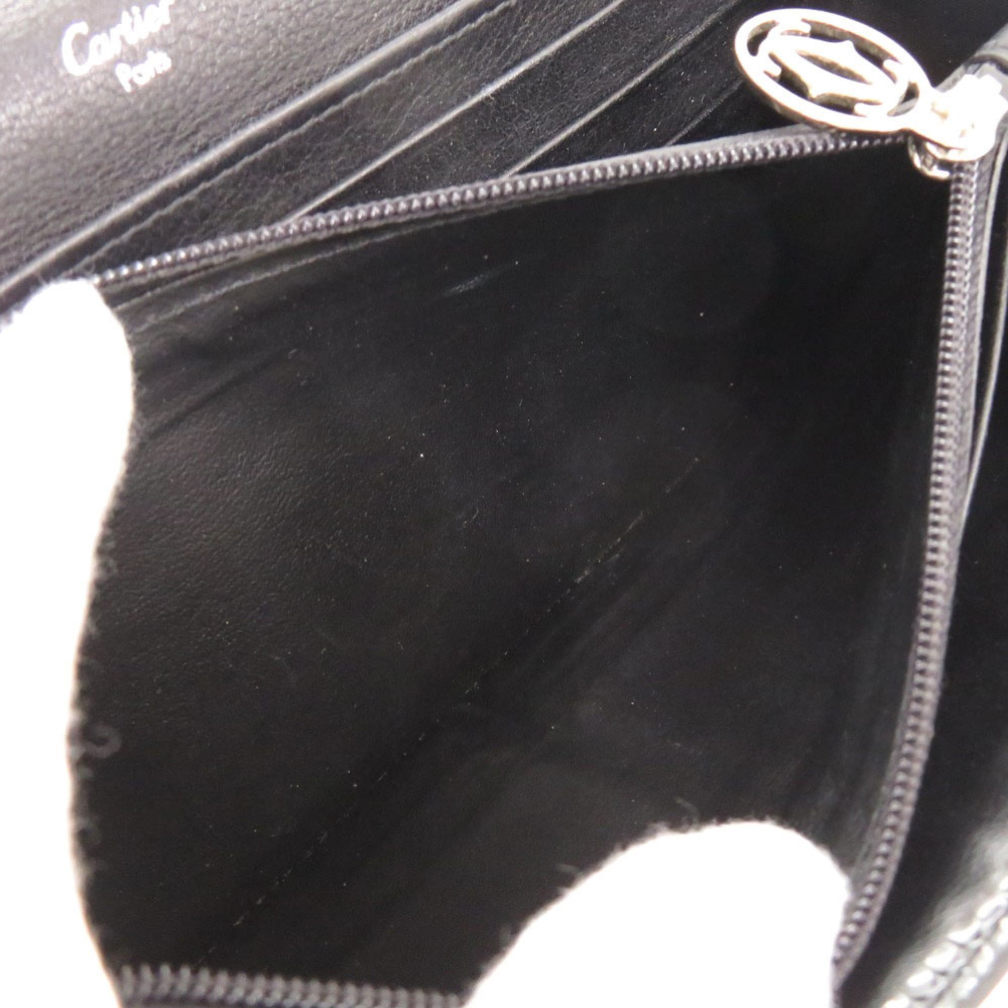 Cartier Cartier Happy Birthday Patent Leather Black Long Wallet 0024CARTIER Size ONE SIZE - 5 Thumbnail