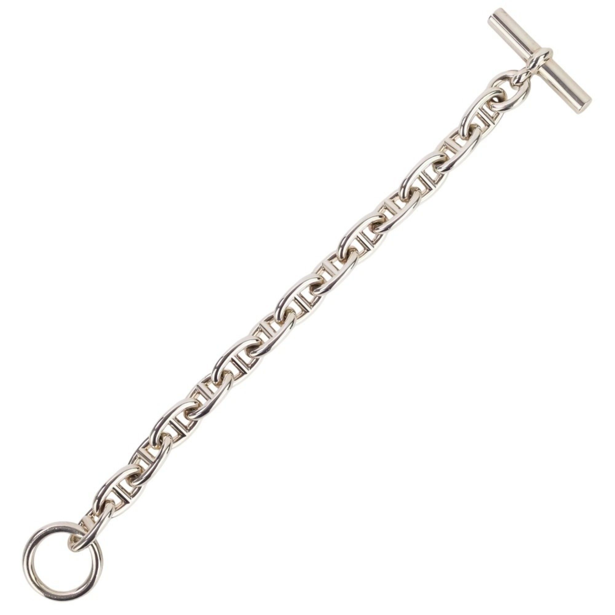 Hermes HERMES Chaine d'Ancre MM 14-link bracelet, sterling silver 925, women's. Size ONE SIZE - 5 Thumbnail