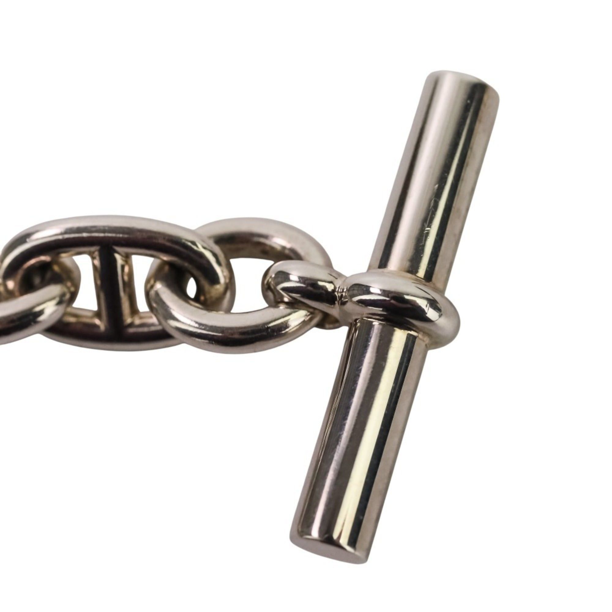Hermes HERMES Chaine d'Ancre MM 14-link bracelet, sterling silver 925, women's. Size ONE SIZE - 12 Thumbnail