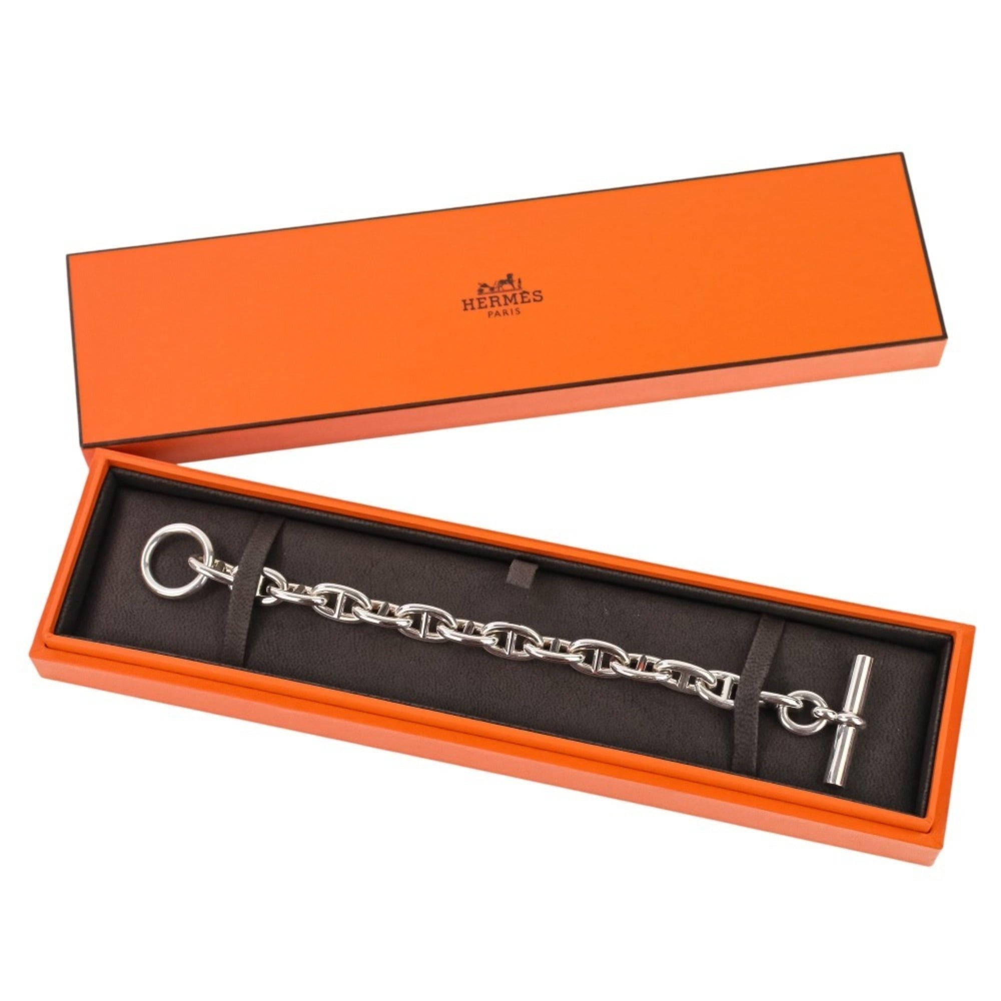 Hermes HERMES Chaine d'Ancre MM 14-link bracelet, sterling silver 925, women's. Size ONE SIZE - 11 Thumbnail