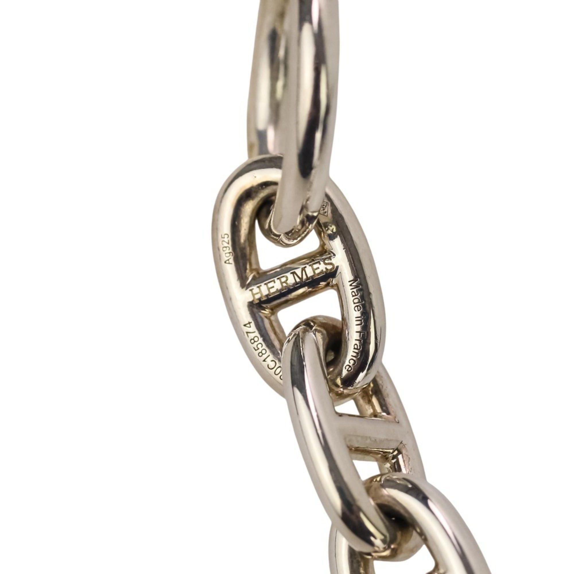 Hermes HERMES Chaine d'Ancre MM 14-link bracelet, sterling silver 925, women's. Size ONE SIZE - 8 Thumbnail