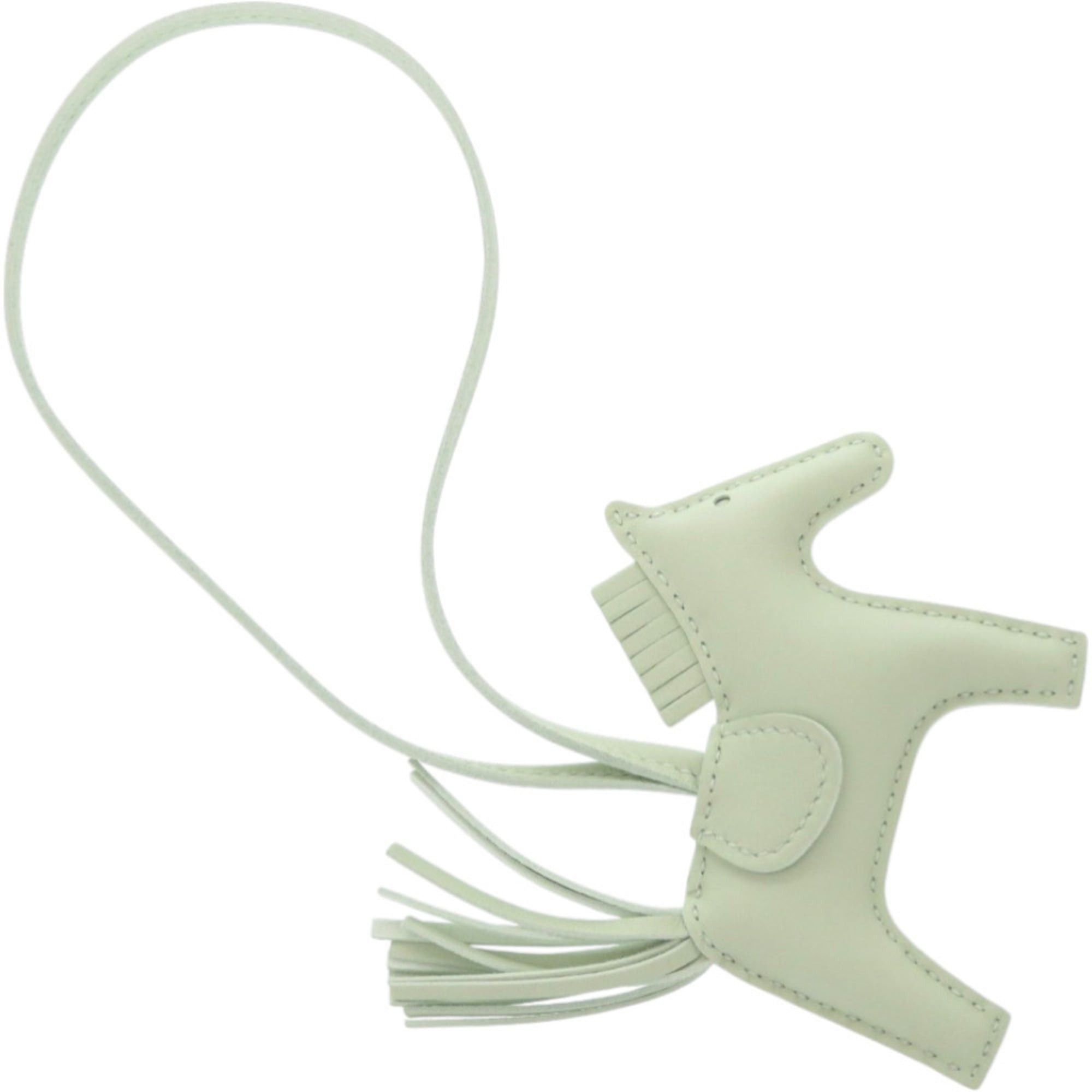 Hermes Unused Hermes Rodeo PM Lambskin Vert Fizz Keychain, W stamp, 0490HERMES Size ONE SIZE - 3 Thumbnail