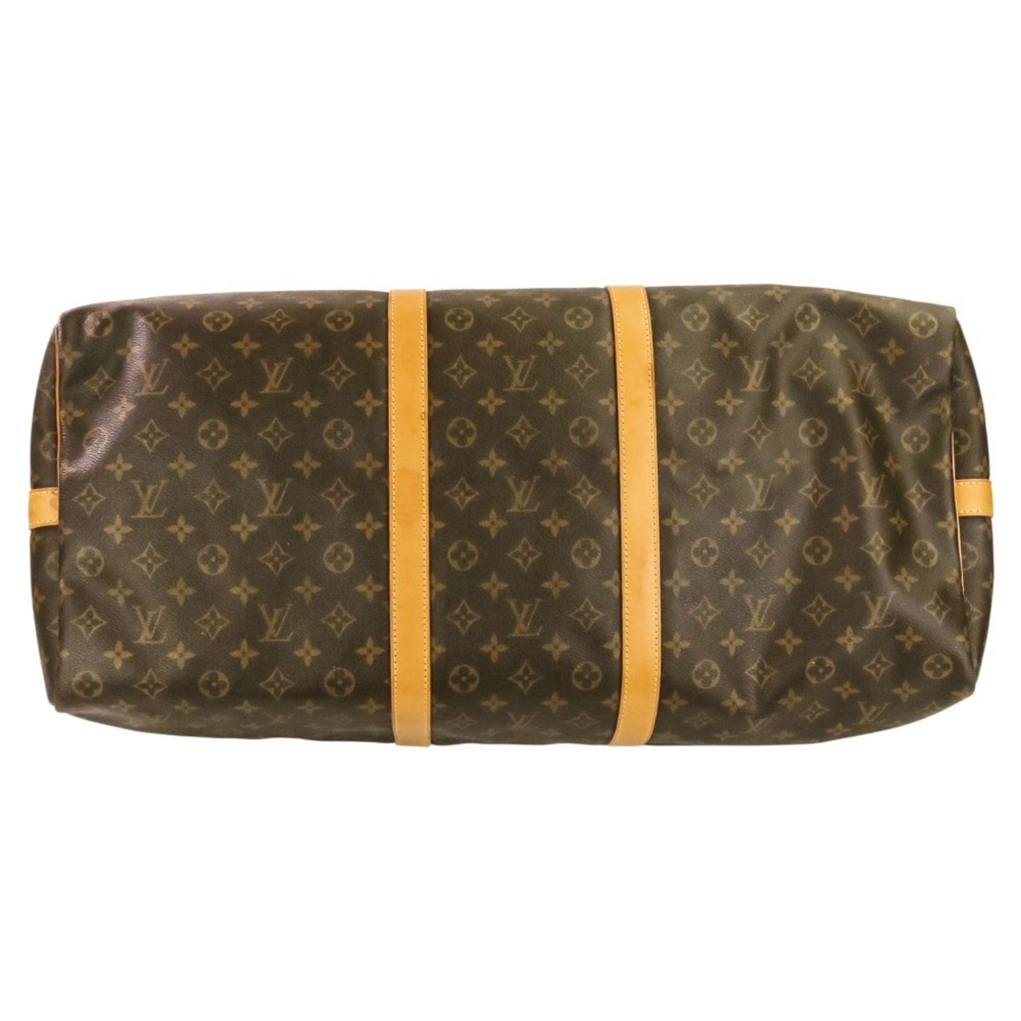 Louis Vuitton Louis Vuitton Monogram Keepall Bandoulière 60 Boston Bag M41412 Brown Men's Women's Size ONE SIZE - 4 Thumbnail