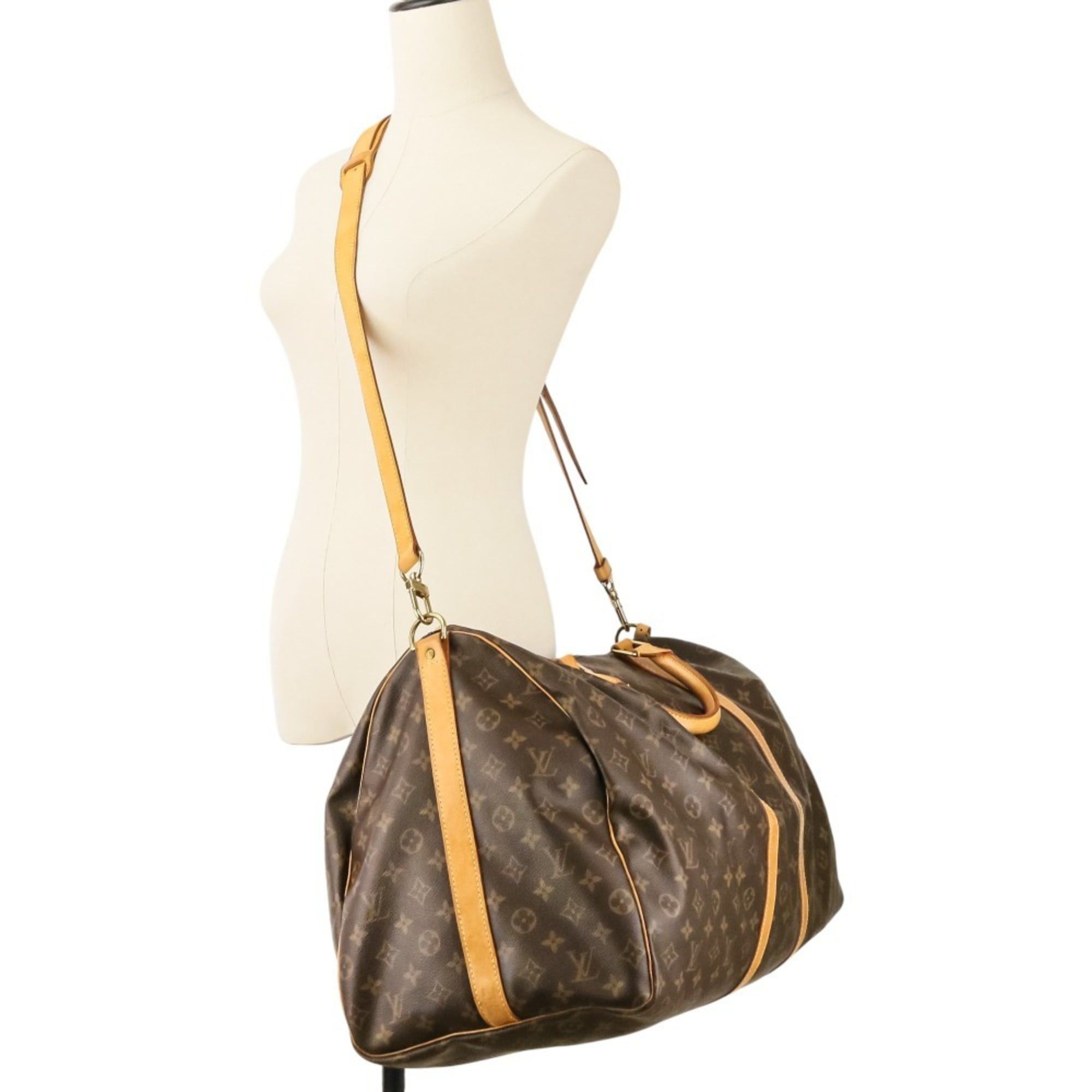 Louis Vuitton Louis Vuitton Monogram Keepall Bandoulière 60 Boston Bag M41412 Brown Men's Women's Size ONE SIZE - 8 Thumbnail