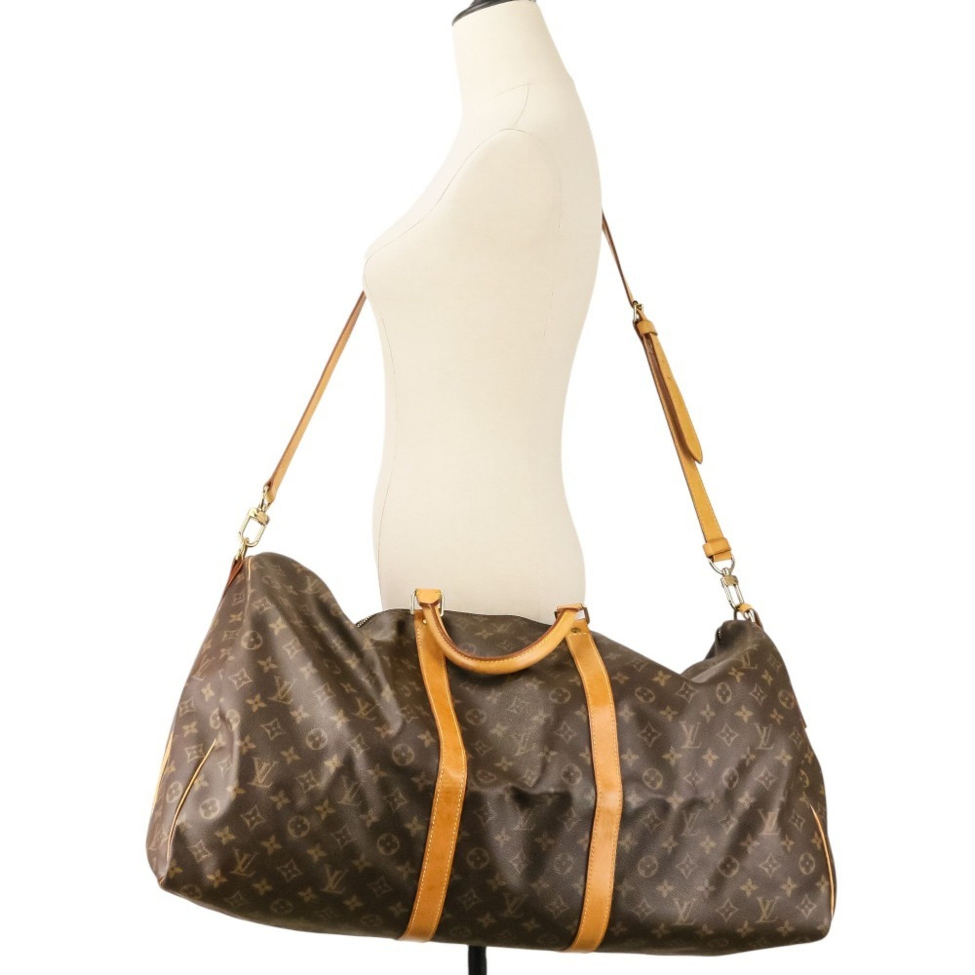Louis Vuitton Louis Vuitton Monogram Keepall Bandoulière 60 Boston Bag M41412 Brown Men's Women's Size ONE SIZE - 7 Thumbnail