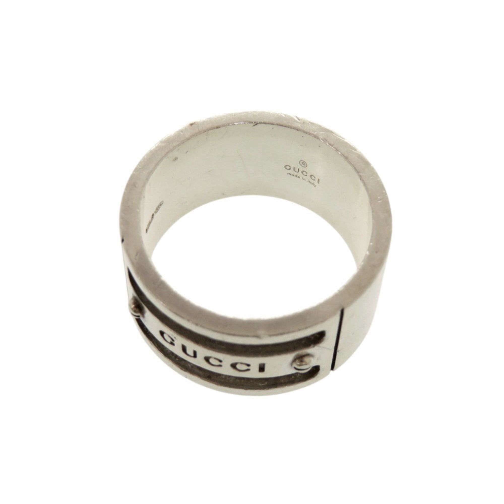 Gucci Gucci Logo Screw Sterling Silver 925 Ring 1603GUCCI Size ONE SIZE - 8 Thumbnail