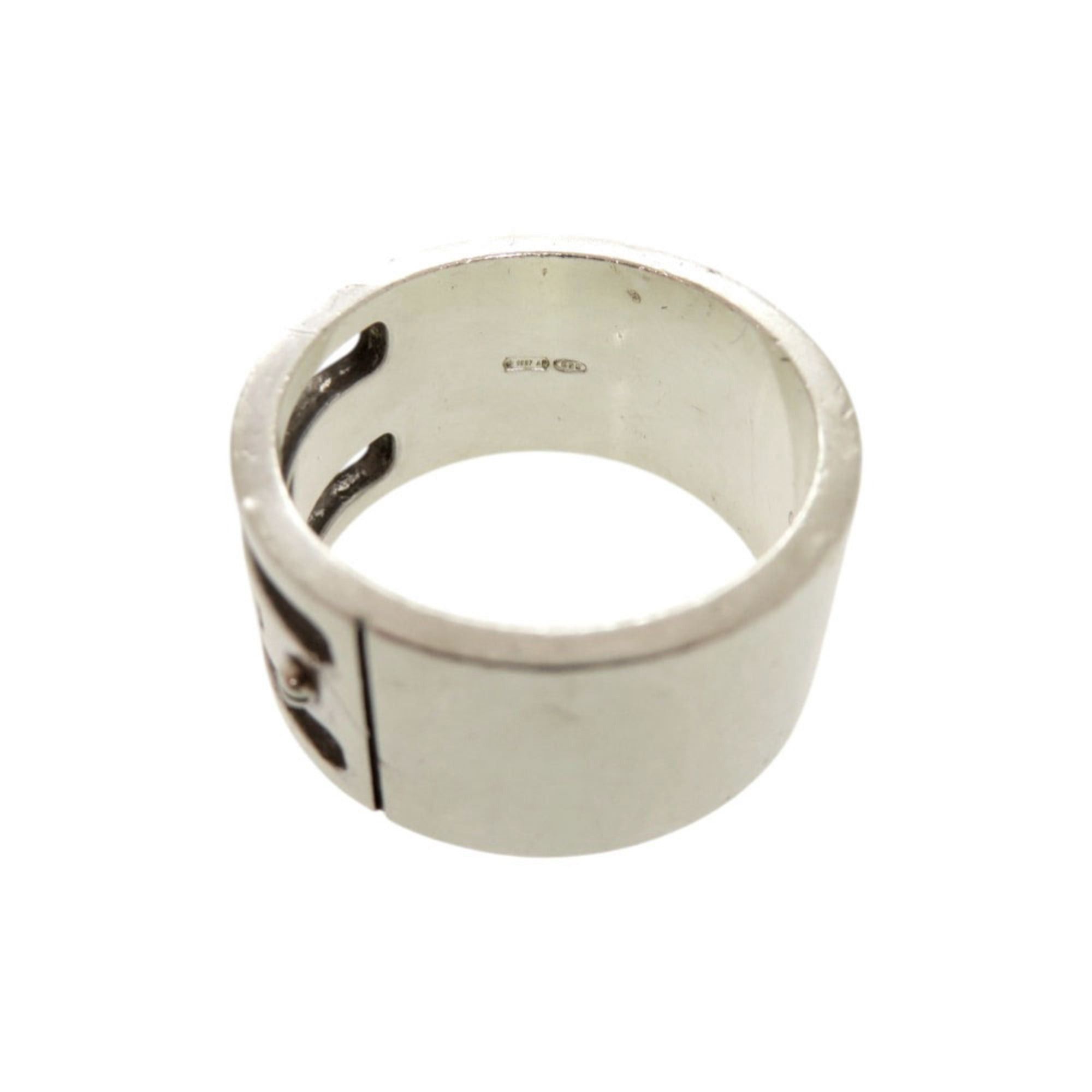 Gucci Gucci Logo Screw Sterling Silver 925 Ring 1603GUCCI Size ONE SIZE - 7 Thumbnail