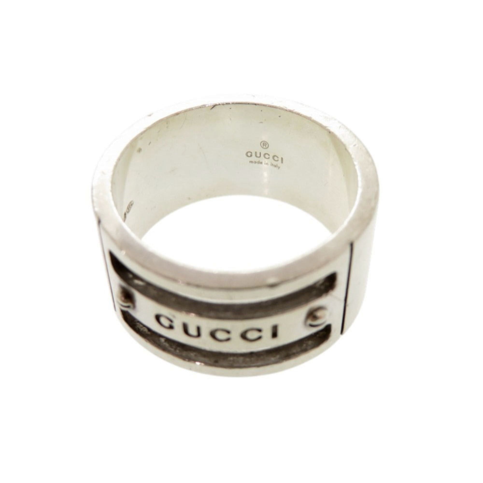 Gucci Gucci Logo Screw Sterling Silver 925 Ring 1603GUCCI Size ONE SIZE - 5 Thumbnail