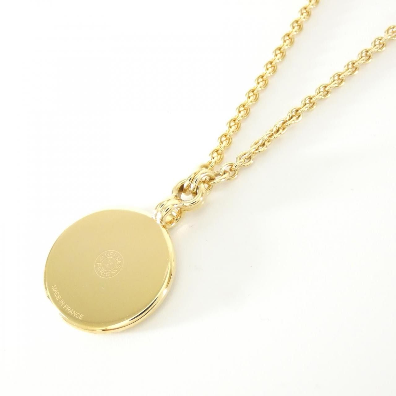 Hermes Hermes Hermes OPH Medaille PM Necklace Metal Necklace DUTY FREE for USA Size ONE SIZE - 3 Thumbnail