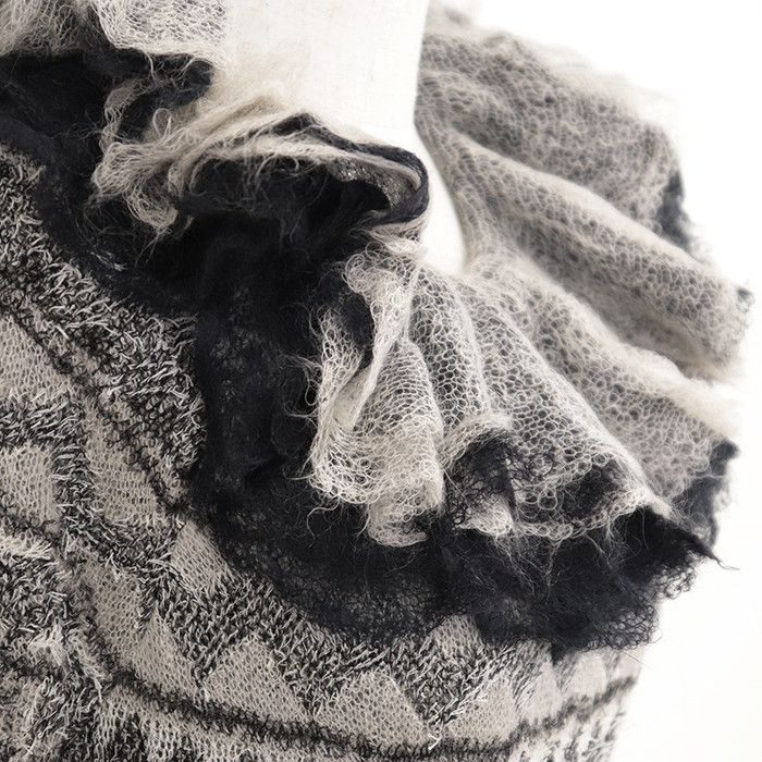 Chanel Chanel Chanel ruffle knit wool mohair dress Textile Dresses P36227 DUTY FREE for USA Size ONE SIZE - 11 Thumbnail
