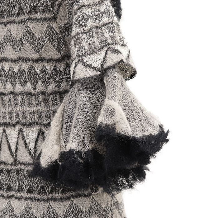 Chanel Chanel Chanel ruffle knit wool mohair dress Textile Dresses P36227 DUTY FREE for USA Size ONE SIZE - 13 Thumbnail