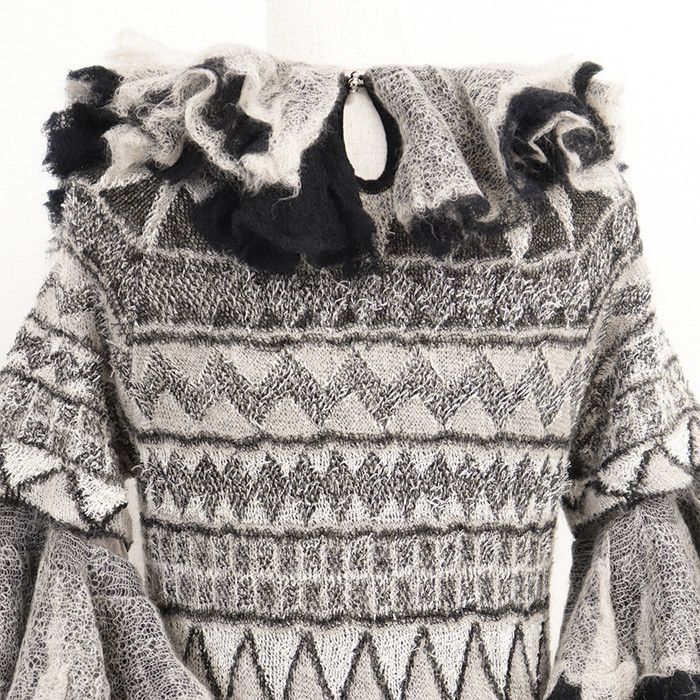 Chanel Chanel Chanel ruffle knit wool mohair dress Textile Dresses P36227 DUTY FREE for USA Size ONE SIZE - 12 Thumbnail