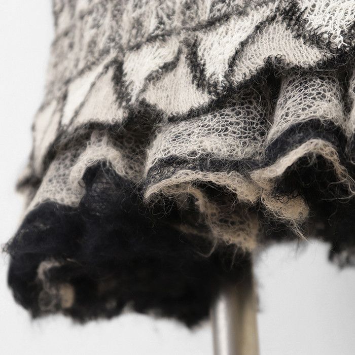 Chanel Chanel Chanel ruffle knit wool mohair dress Textile Dresses P36227 DUTY FREE for USA Size ONE SIZE - 4 Thumbnail