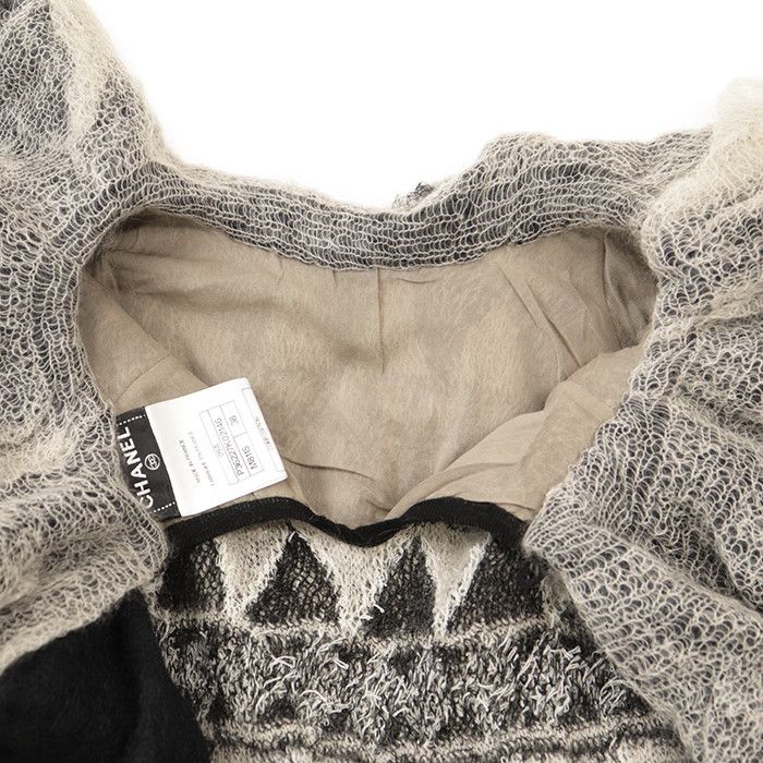 Chanel Chanel Chanel ruffle knit wool mohair dress Textile Dresses P36227 DUTY FREE for USA Size ONE SIZE - 7 Thumbnail