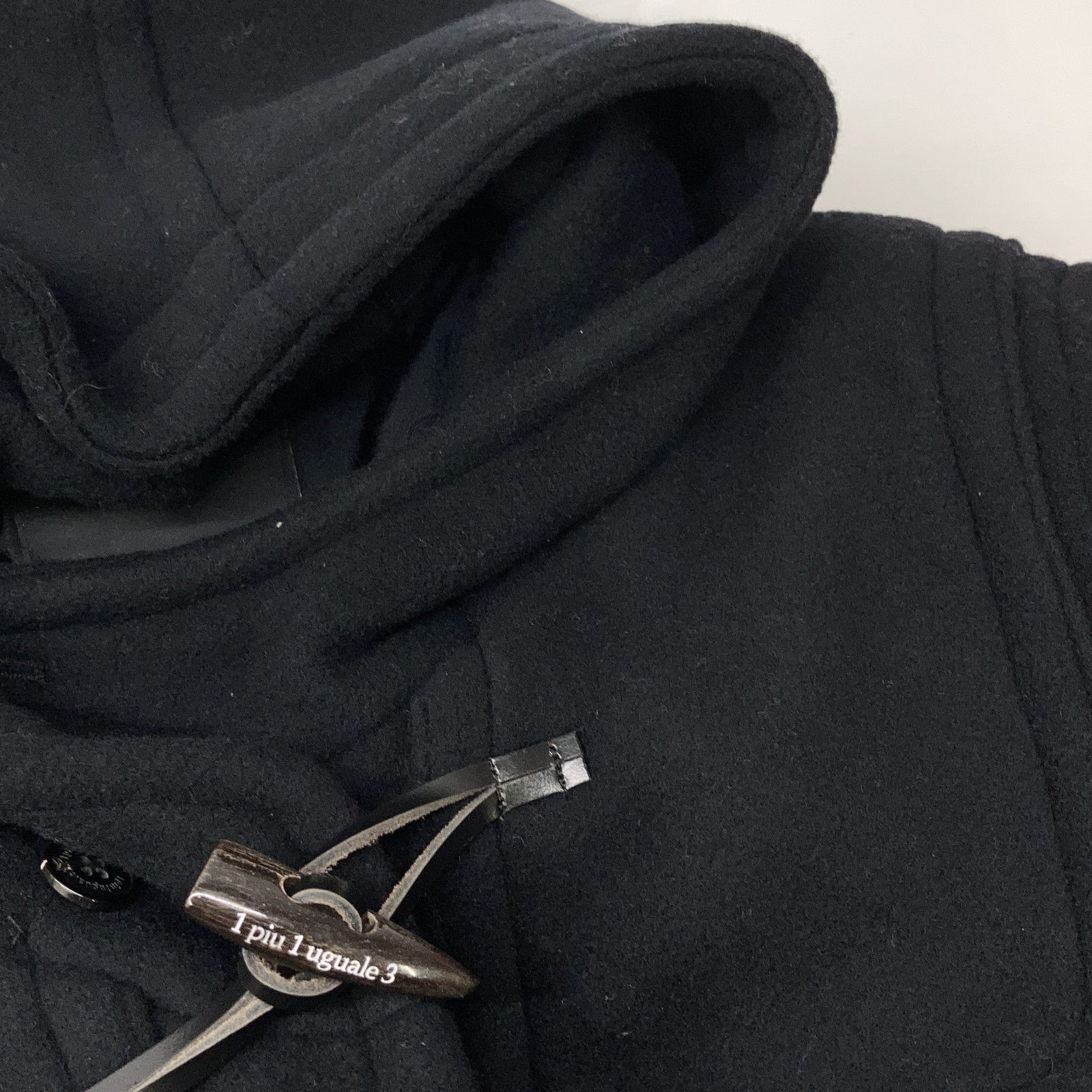 Other Other 1piu1uguale3 Wool Hooded Duffle Coat Textile Outerwear MRC158-WOL158 DUTY FREE for USA Size ONE SIZE - 7 Thumbnail