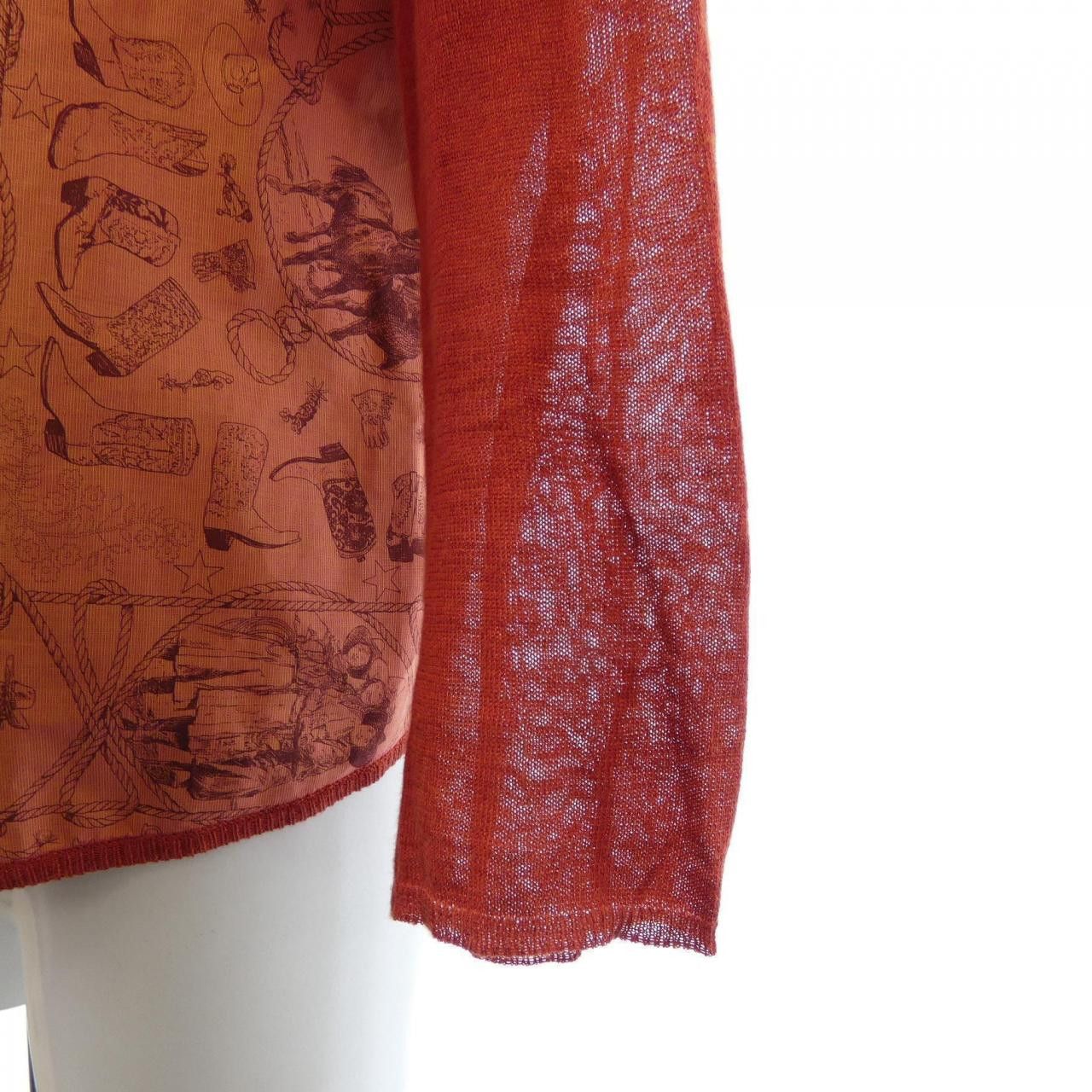 Hermes Hermes Hermes Twillene Cotton Linen Viscose Ensemble Textile Tops DUTY FREE for USA Size ONE SIZE - 6 Thumbnail