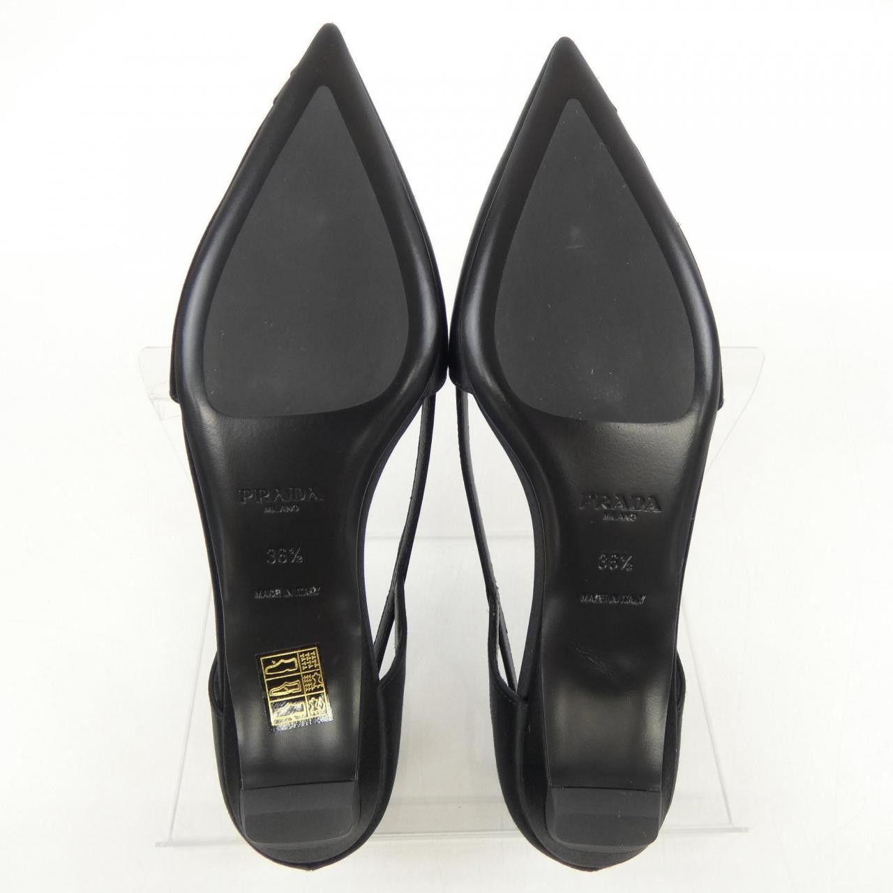 Prada Prada Prada Leather Shoes Leather Shoes 1F734N049F0002 DUTY FREE for USA Size ONE SIZE - 4 Thumbnail
