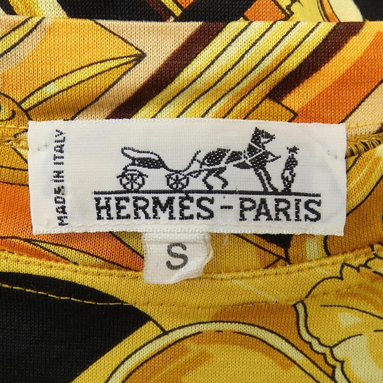 Hermes Hermes Hermes RYTHMES Cotton TShirt Textile T-Shirts DUTY FREE for USA Size ONE SIZE - 4 Thumbnail