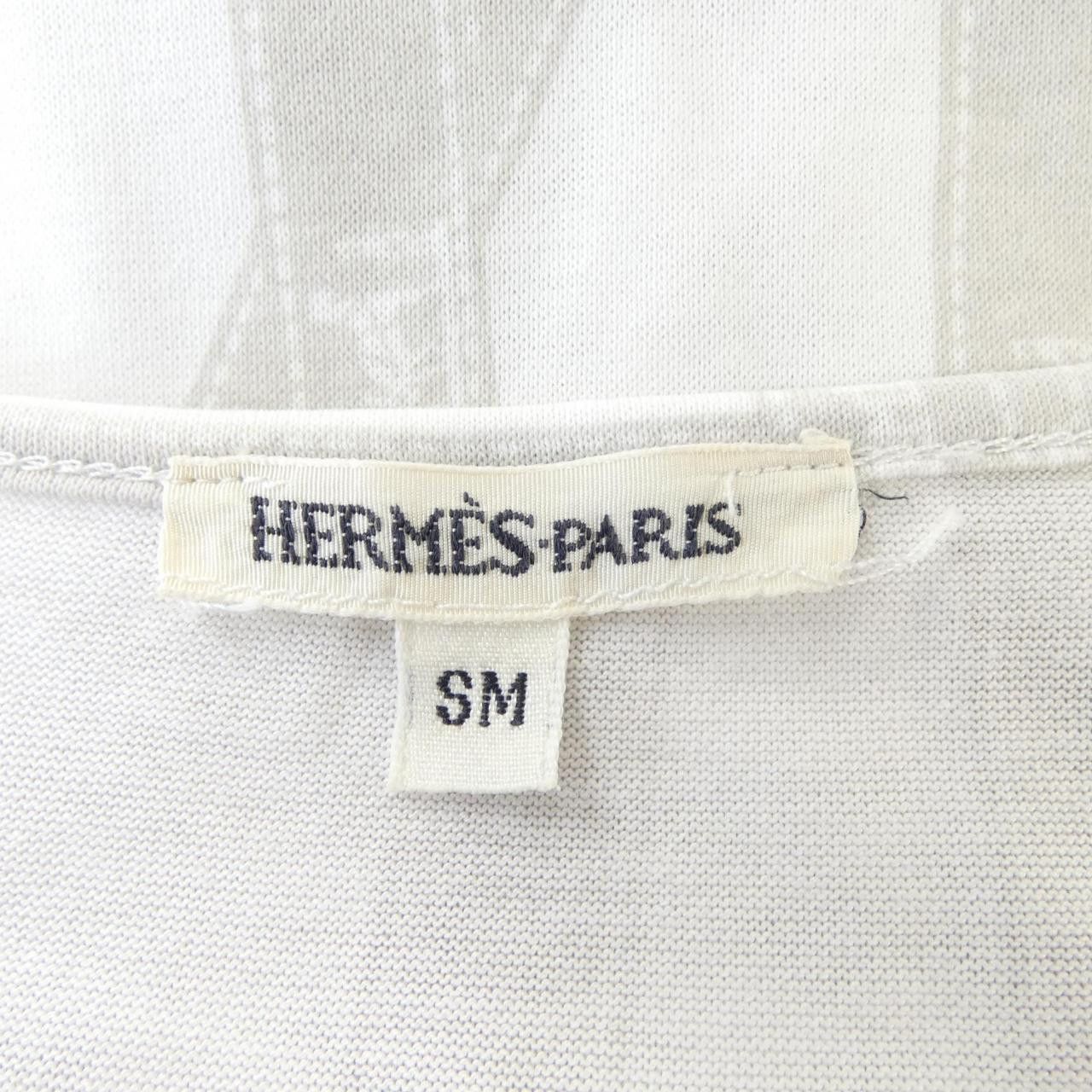 Hermes Hermes Hermes Cotton T Shirt Textile T-Shirts DUTY FREE for USA Size ONE SIZE - 4 Thumbnail