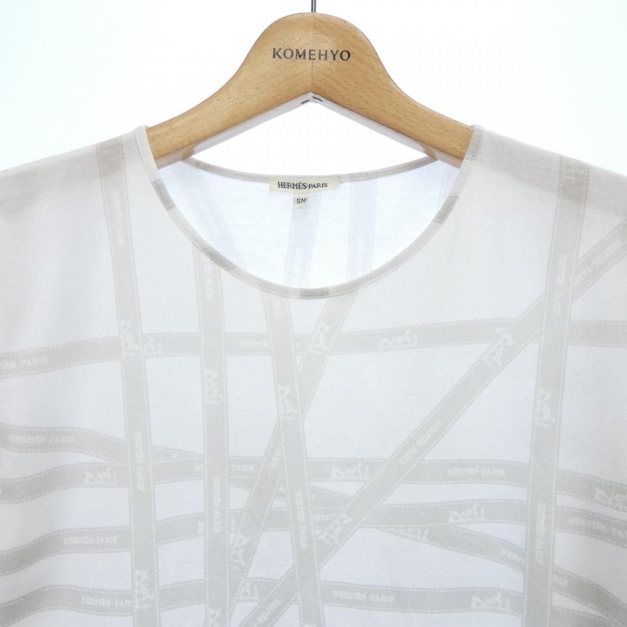 Hermes Hermes Hermes Cotton T Shirt Textile T-Shirts DUTY FREE for USA Size ONE SIZE - 5 Thumbnail