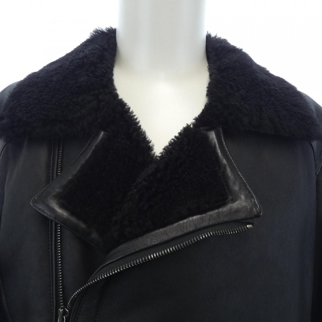 Other Other Emmeti Shearling Leather Jacket Fur Outerwear DUTY FREE for USA Size ONE SIZE - 5 Thumbnail