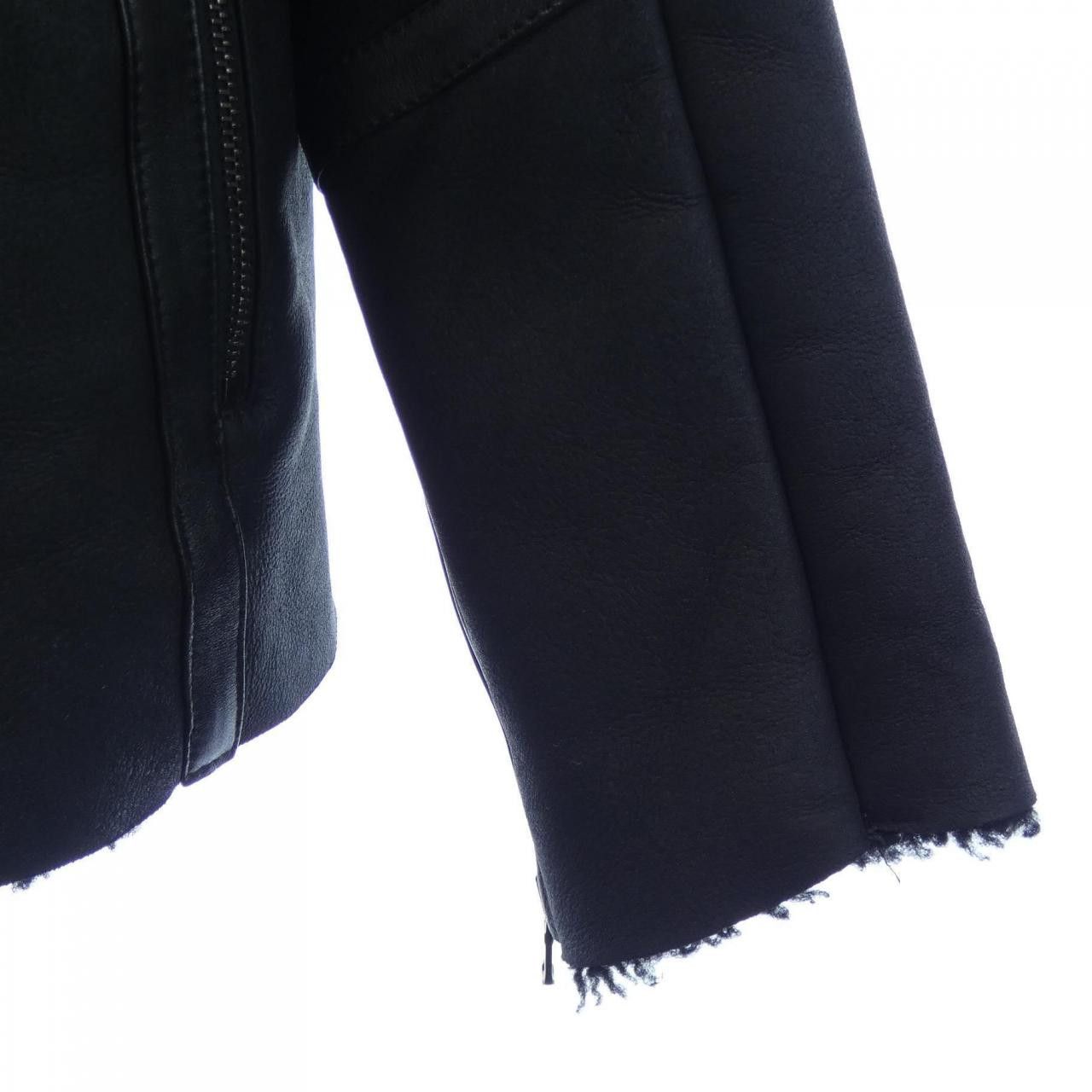 Other Other Emmeti Shearling Leather Jacket Fur Outerwear DUTY FREE for USA Size ONE SIZE - 6 Thumbnail