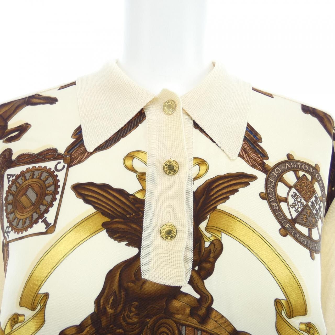 Hermes Hermes Hermes Twillaine Silk Top Textile Tops DUTY FREE for USA Size ONE SIZE - 4 Thumbnail