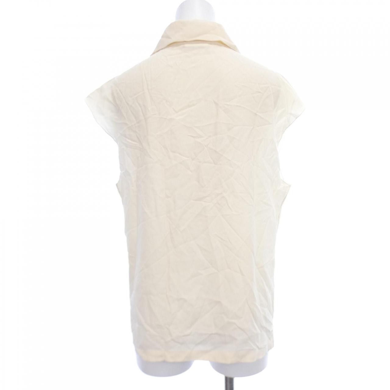 Chanel Chanel Chanel Silk Short Sleeve Shirt Textile Tops P15804V0697300S DUTY FREE for USA Size ONE SIZE - 2 Thumbnail