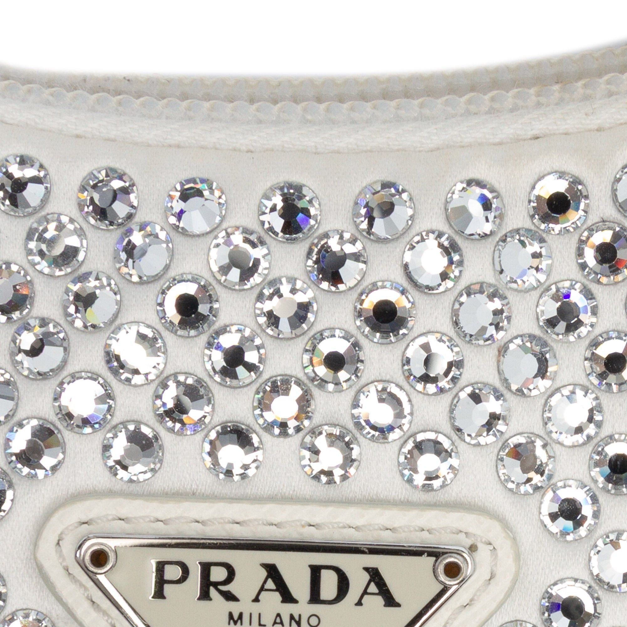 Prada Mini Satin Crystal Re-Edition 2000 Shoulder Bag Size ONE SIZE - 8 Thumbnail