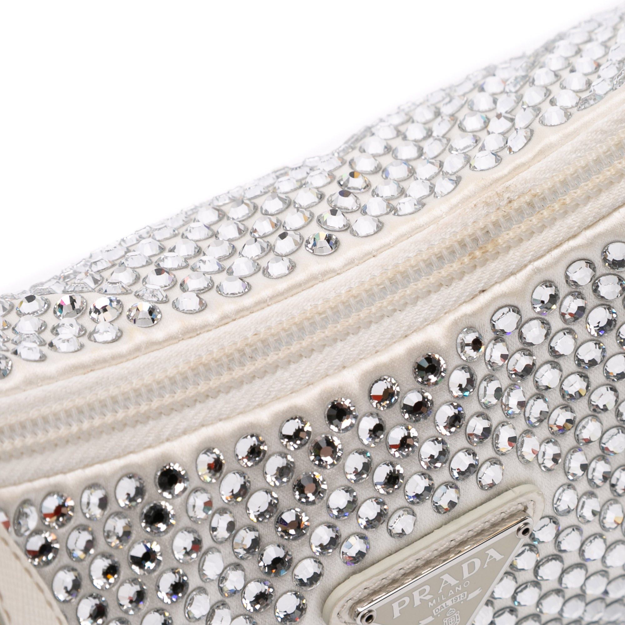 Prada Mini Satin Crystal Re-Edition 2000 Shoulder Bag Size ONE SIZE - 9 Thumbnail