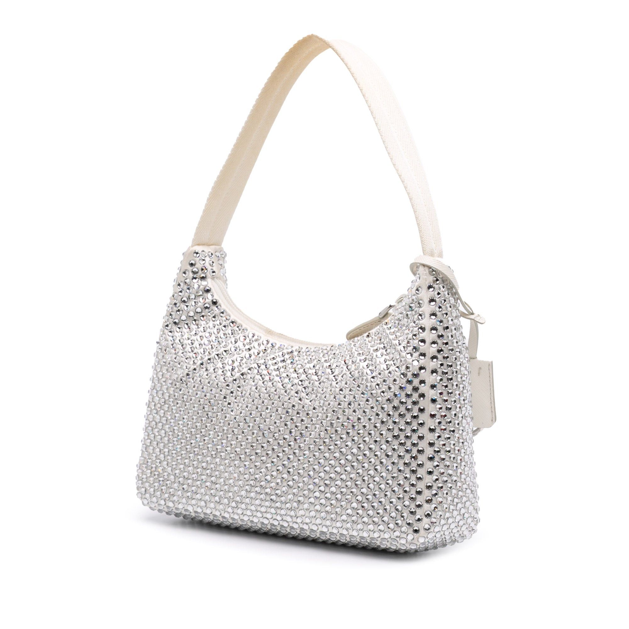 Prada Mini Satin Crystal Re-Edition 2000 Shoulder Bag Size ONE SIZE - 2 Thumbnail