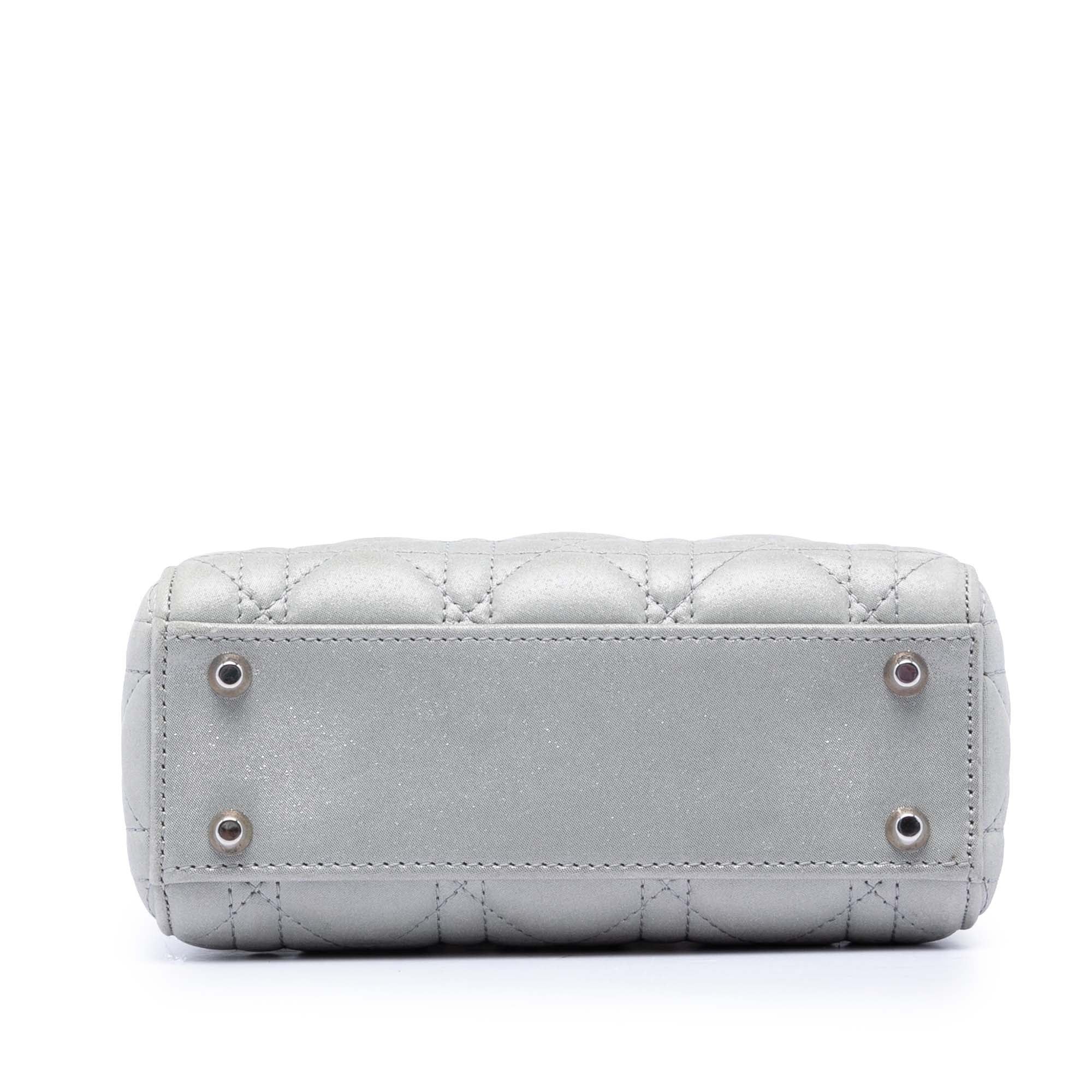 Dior Mini Iridescent Lambskin Cannage Lady Dior Size ONE SIZE - 3 Thumbnail