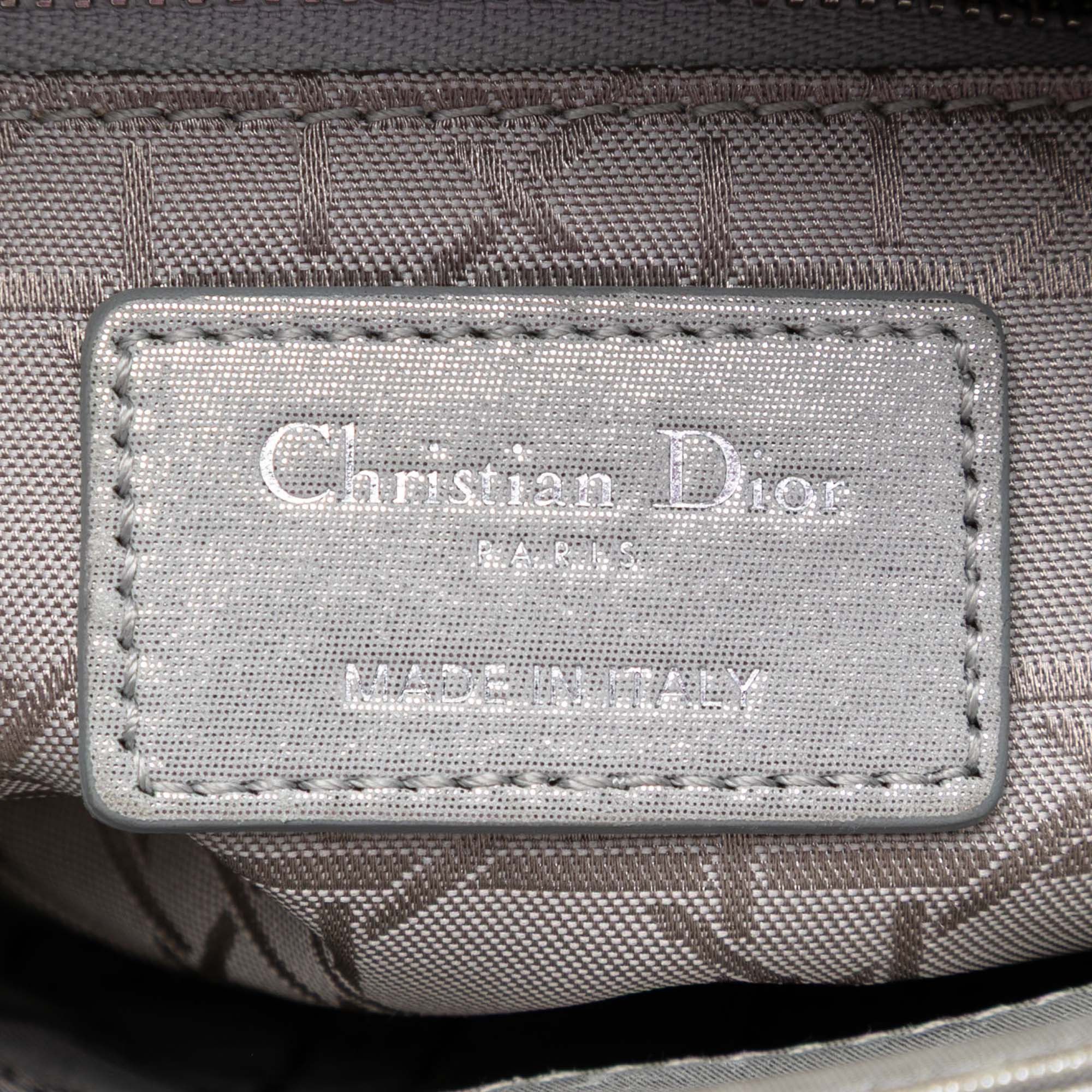 Dior Mini Iridescent Lambskin Cannage Lady Dior Size ONE SIZE - 5 Thumbnail